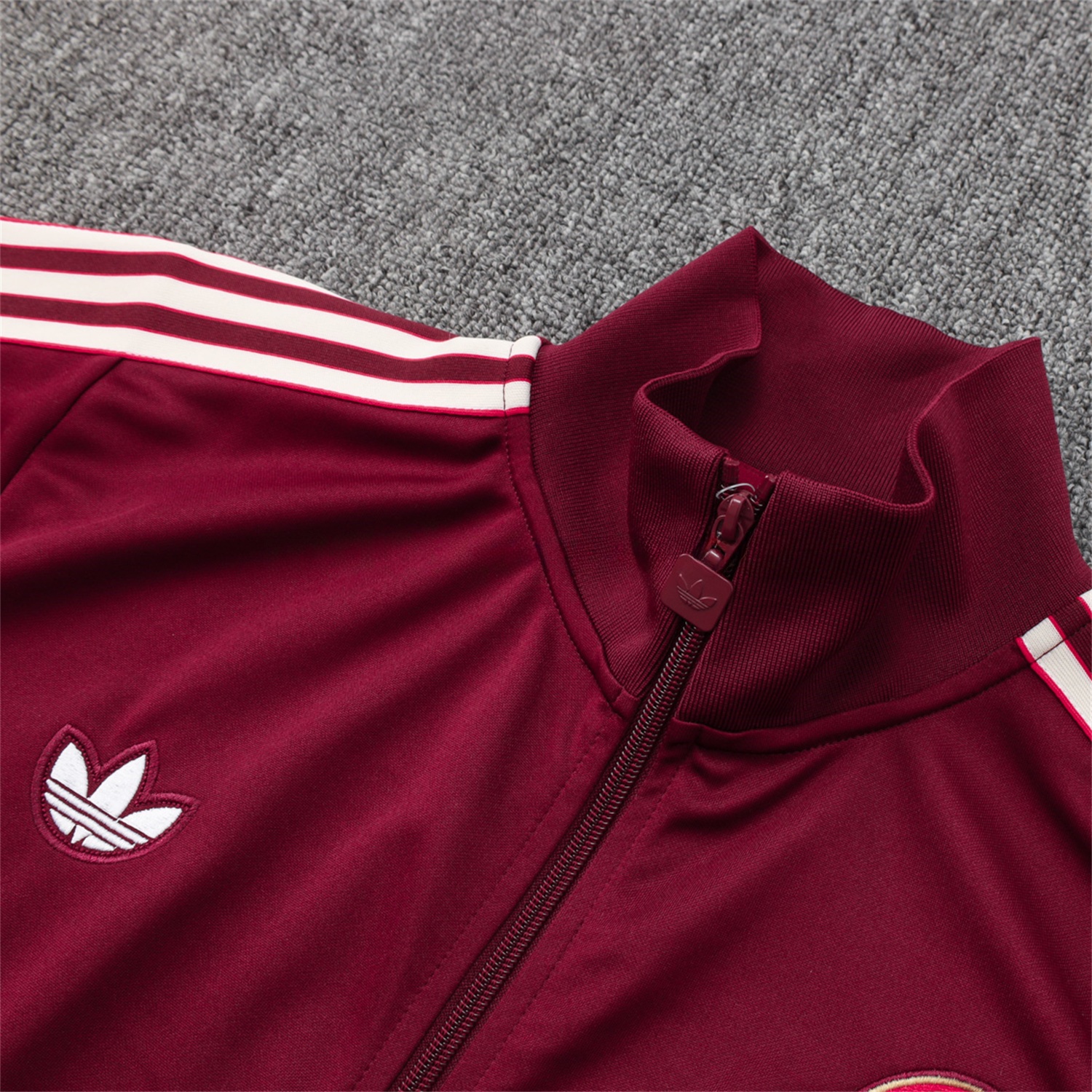 Bayern Munich 25-26 Originals Terrace Icon Jacket Training Tracksuit - Deep Red - Unitedfutballjersey