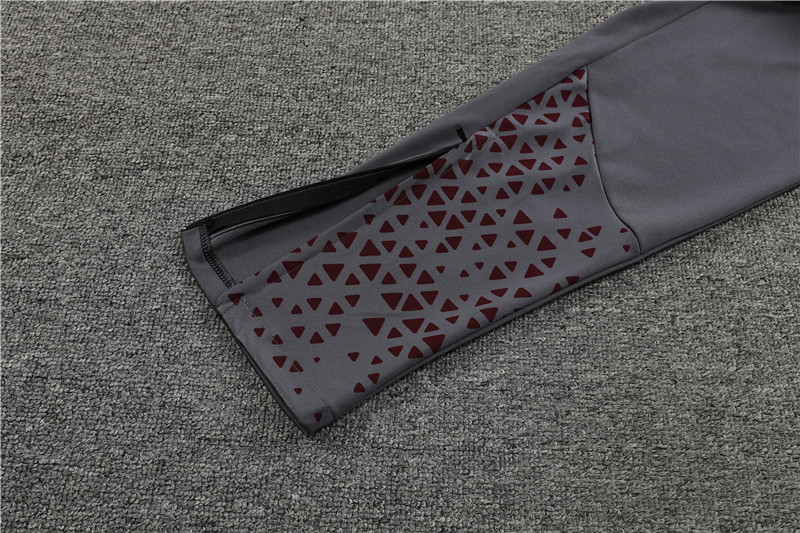 Manchester City 23-24 Long Sleeve Training Set -Dark Grey - Unitedfutballjersey