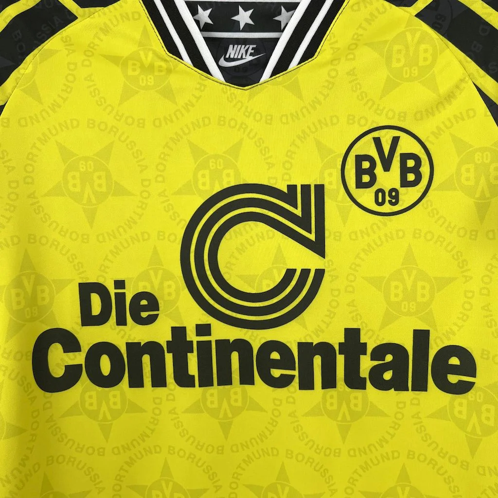 Retro Dortmund 1994-95 Home Jersey - Unitedfutballjersey