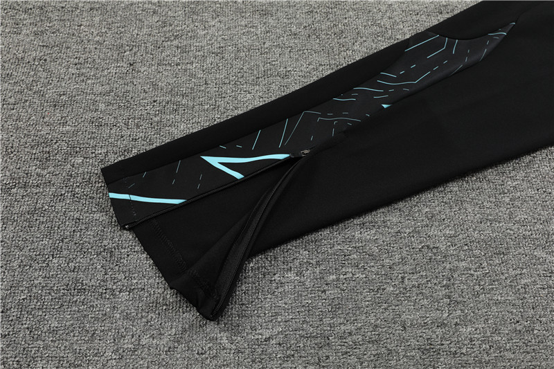 Manchester City23-24 Kids Long Sleeve Training Set Black Camouflage - Unitedfutballjersey