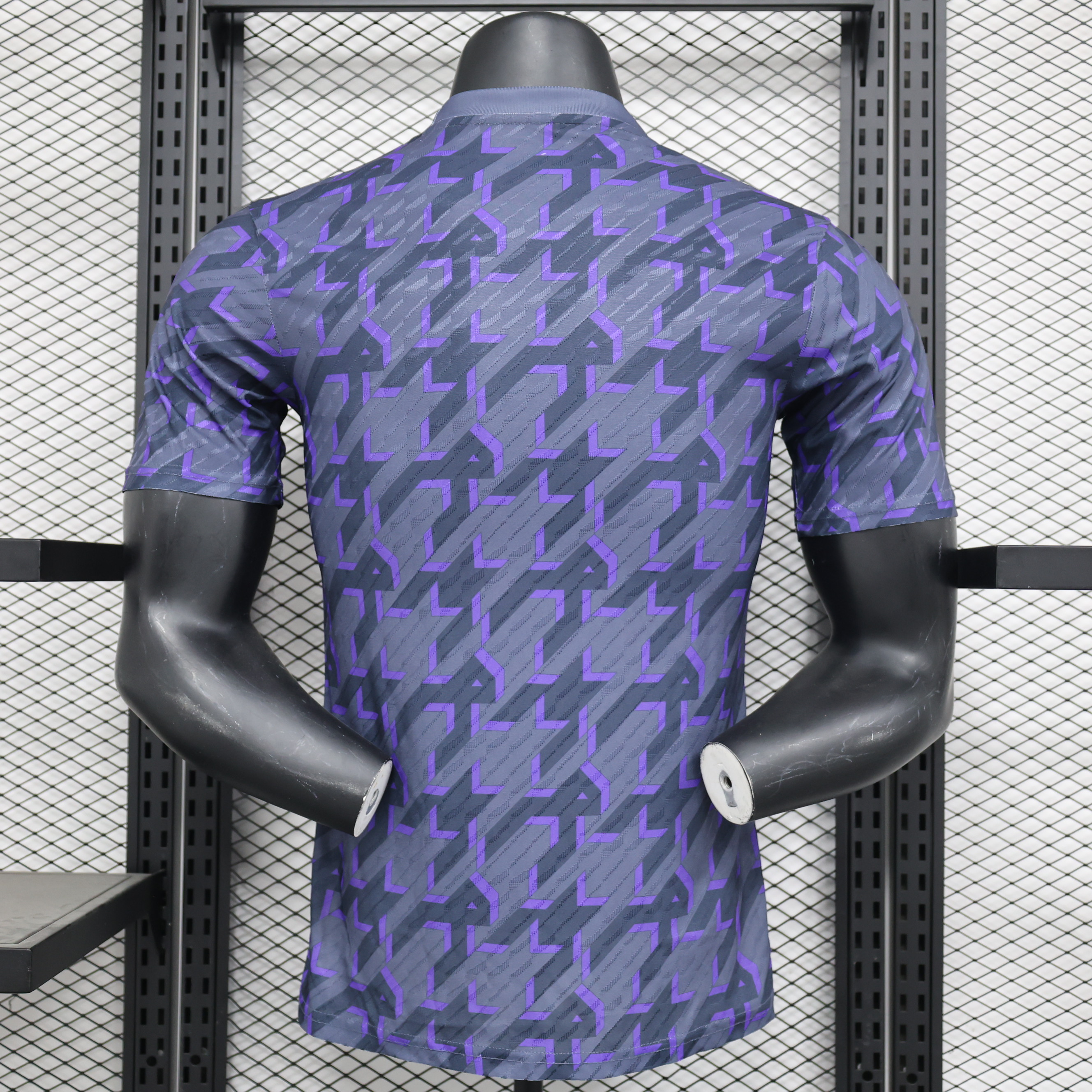 Real Madrid 23-24 Houndstooth Pattern Pre-match Jersey - Player Version - Unitedfutballjersey