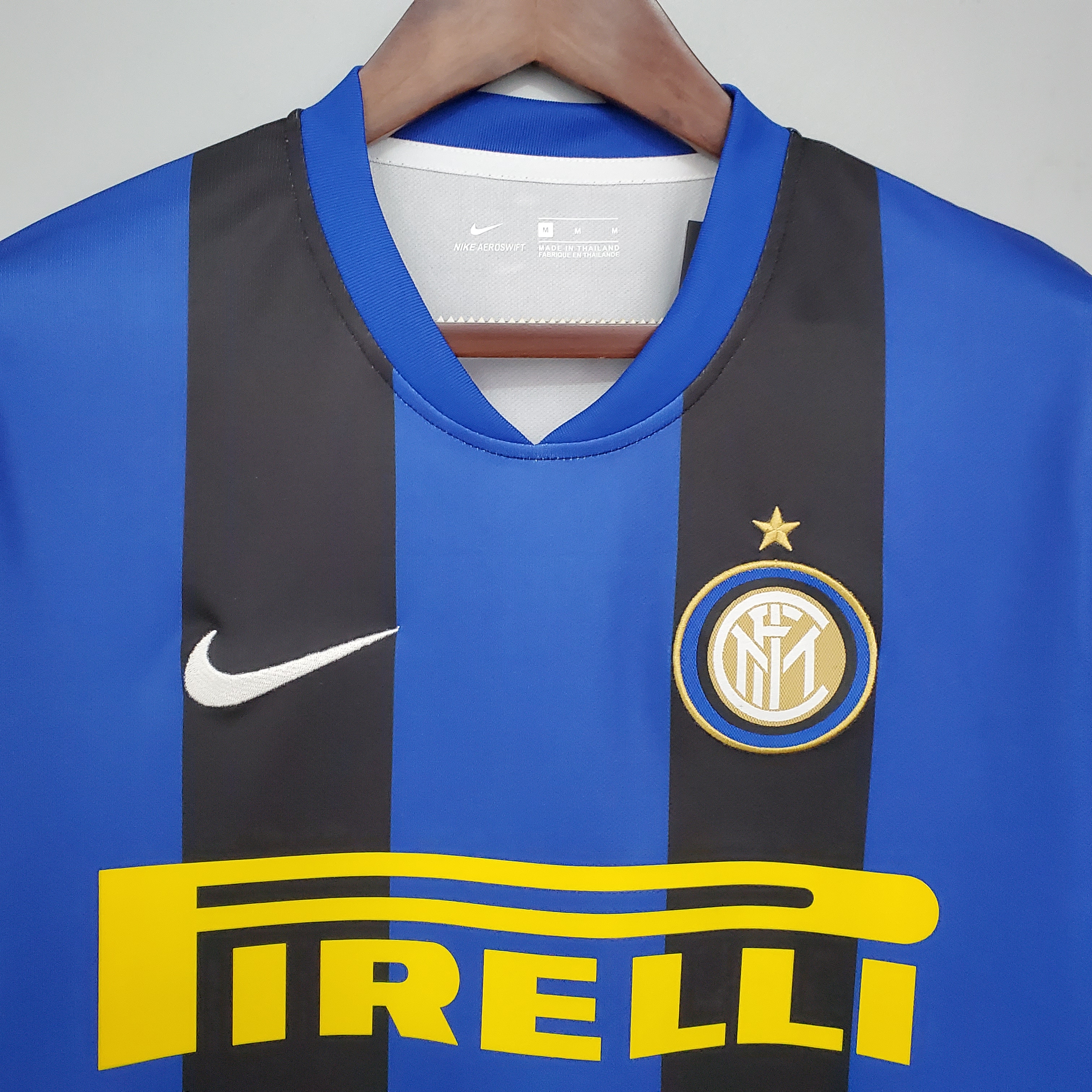 Retro Inter Milan 08-09 Home Stadium Jersey - Unitedfutballjersey