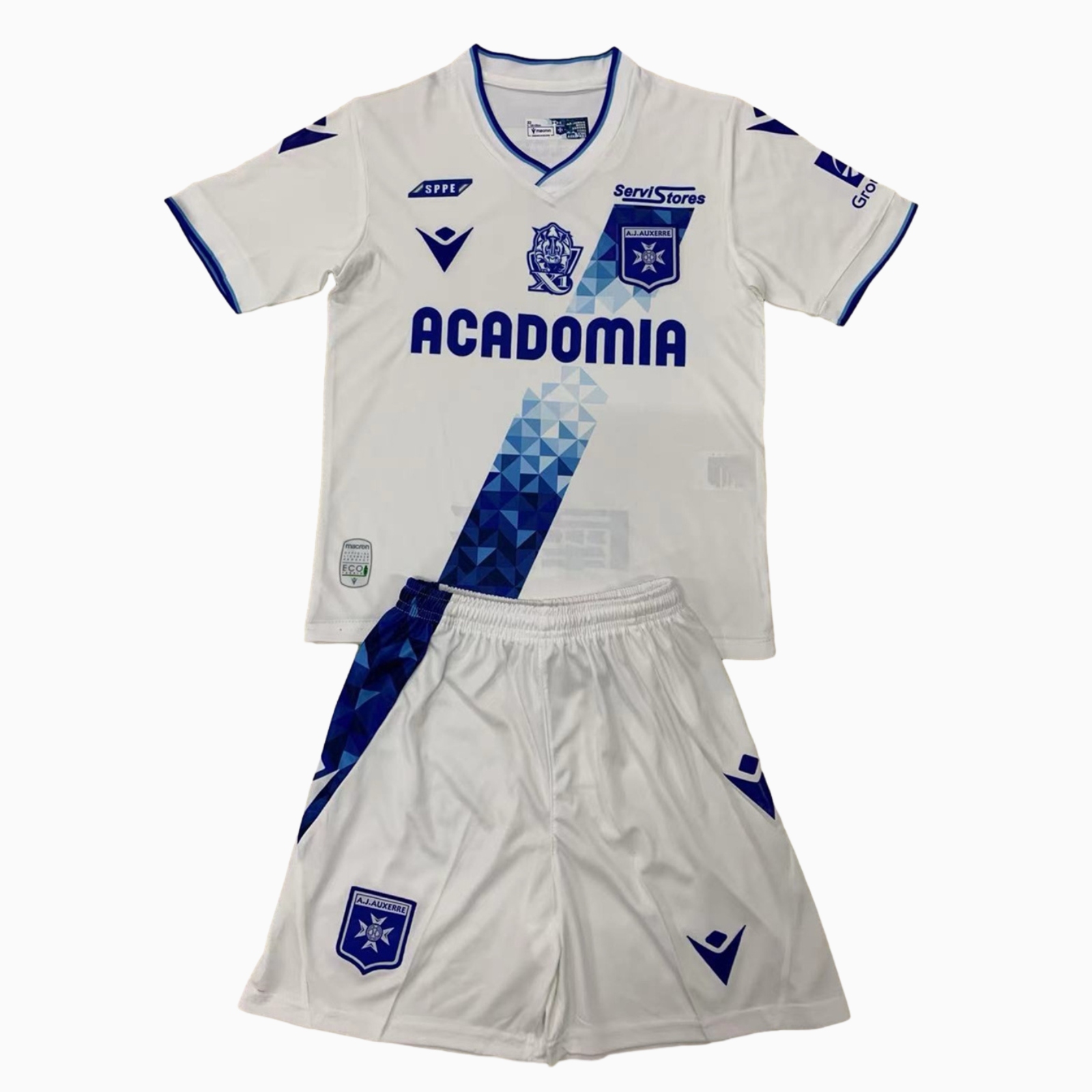 Auxerre 24-25 Home Kids Kit - Unitedfutballjersey