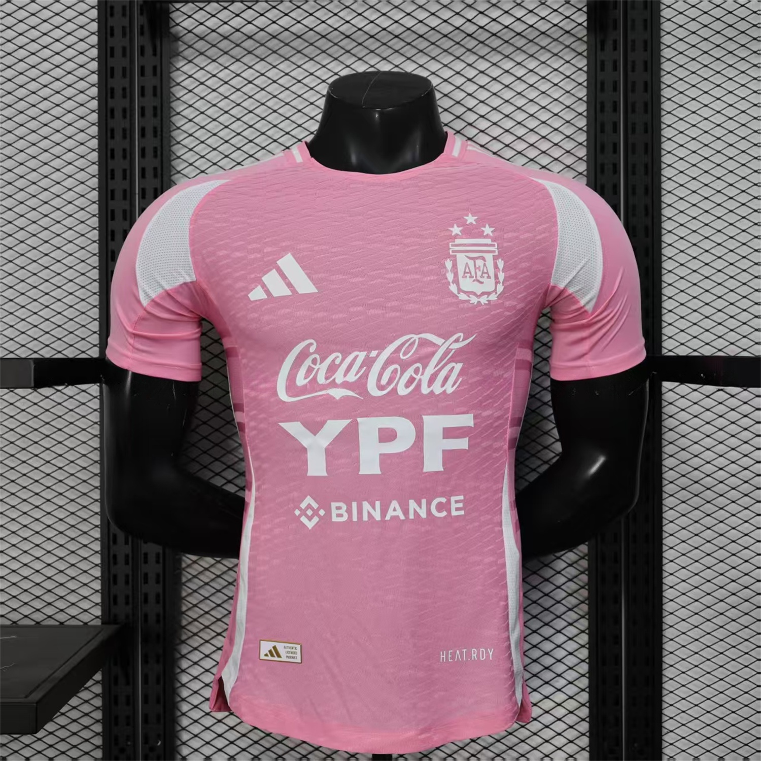 Argentina 25-26 Pink & White Training Jersey - Player Version - Unitedfutballjersey