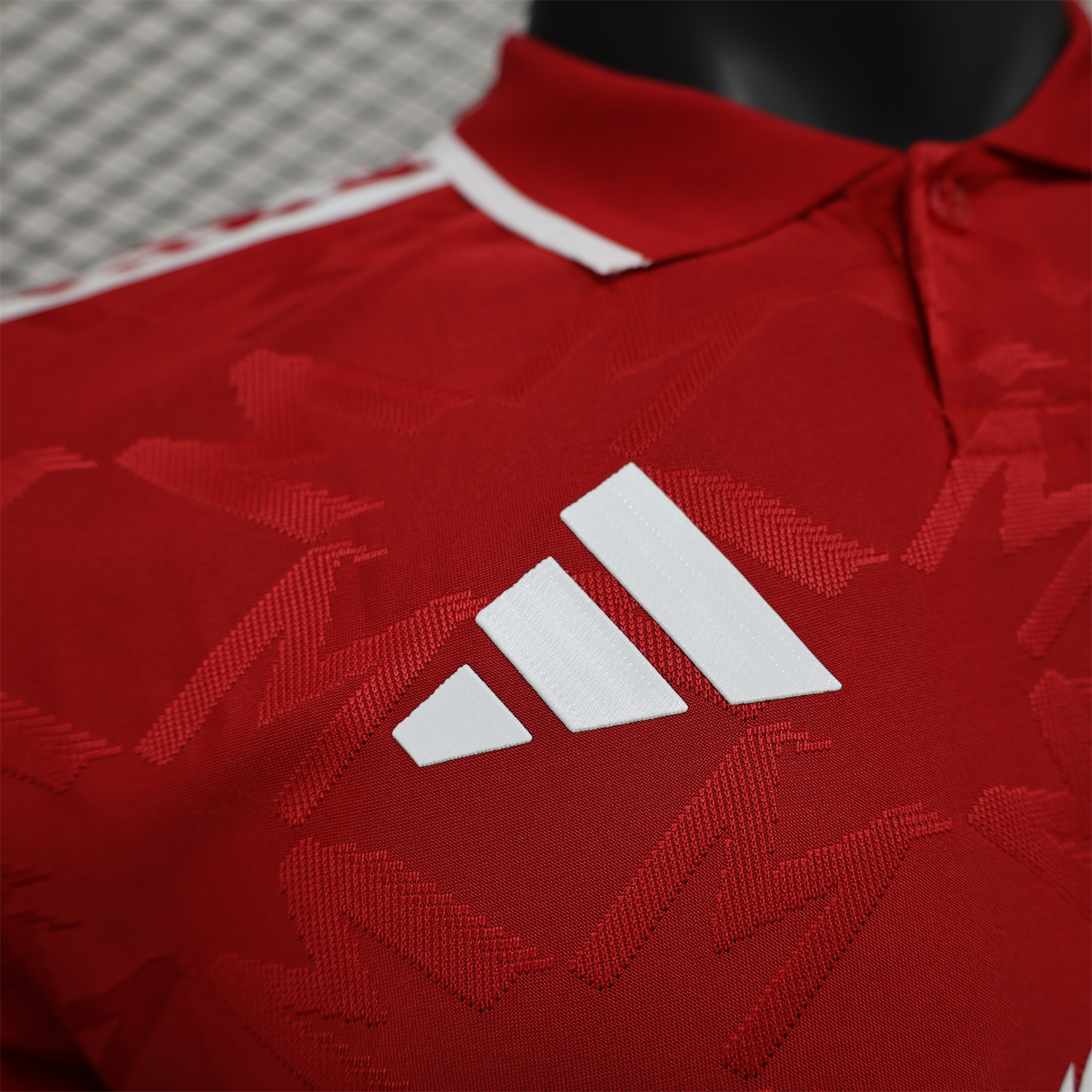 Manchester United 24-25 Red POLO Jersey - Player Version - Unitedfutballjersey