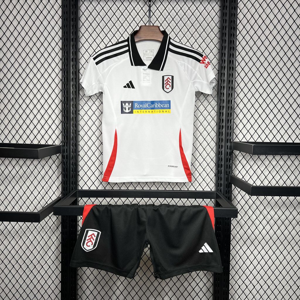 Fulham 24-25 Home Stadium Kids Kit - Unitedfutballjersey