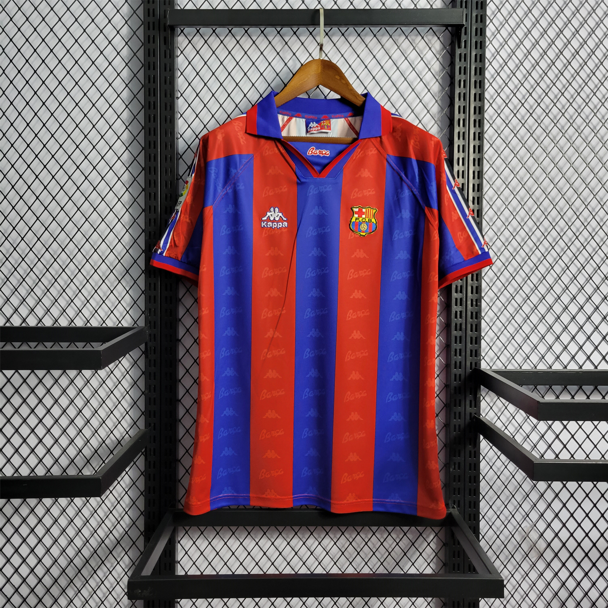 Retro Barcelona 96-97 Home Stadium Jersey - Unitedfutballjersey