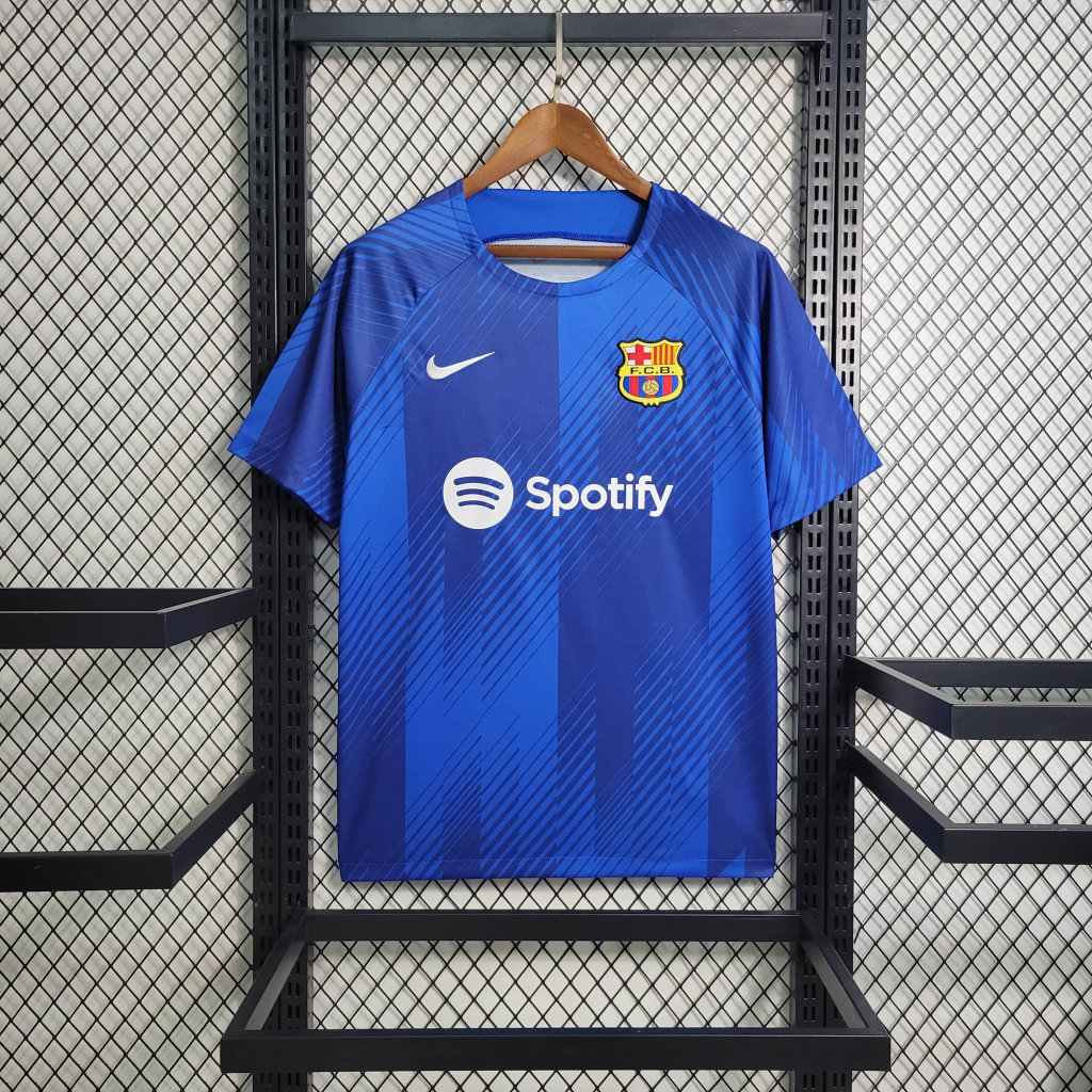 B.A.R.S.A 23-24 Blue Training Jersey - Fans Version - Unitedfutballjersey