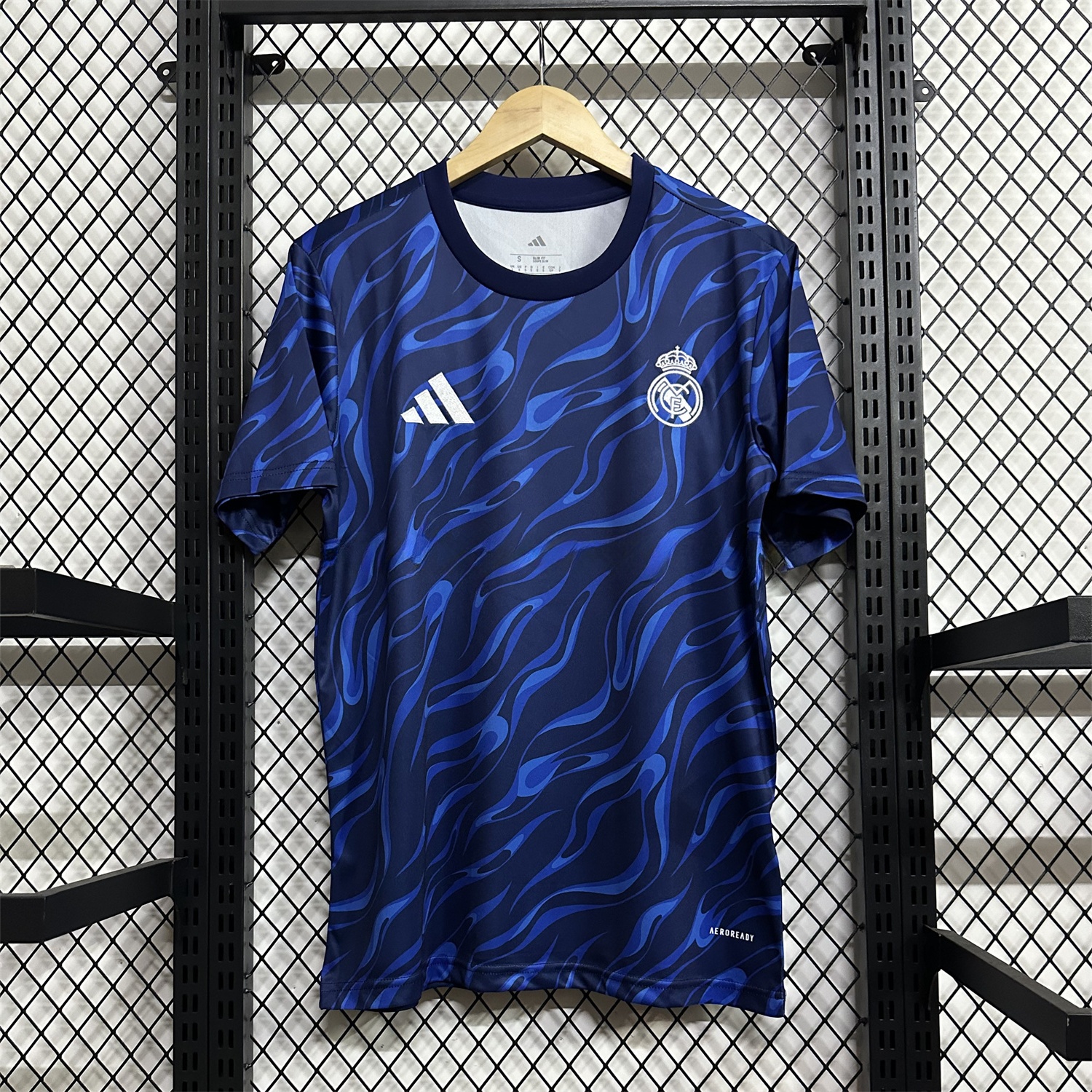 Real Madrid 24-25 Blue Black Ripple Special Edition Jersey - Fans Version - Unitedfutballjersey