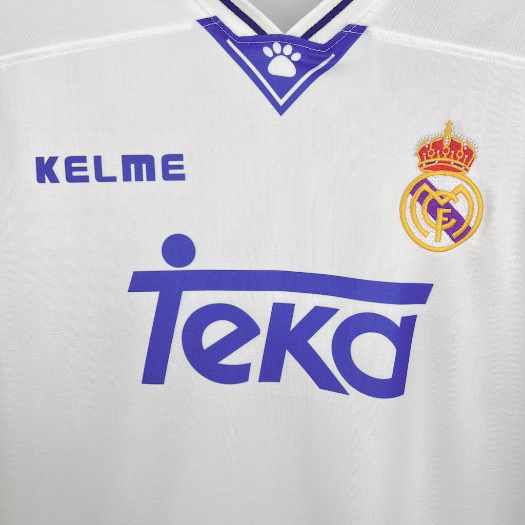 Retro Real Madrid 96-97 Home Stadium Jersey - Unitedfutballjersey