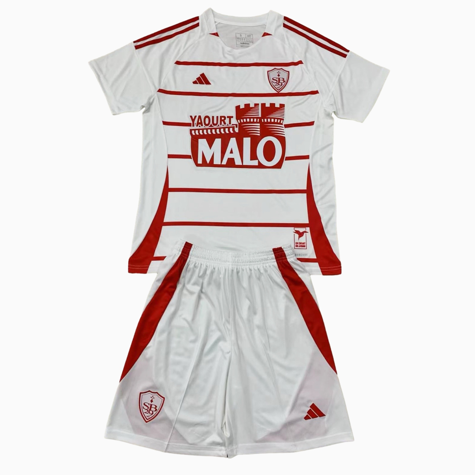 Stade Brestois 24-25 Away Kids Kit - Unitedfutballjersey