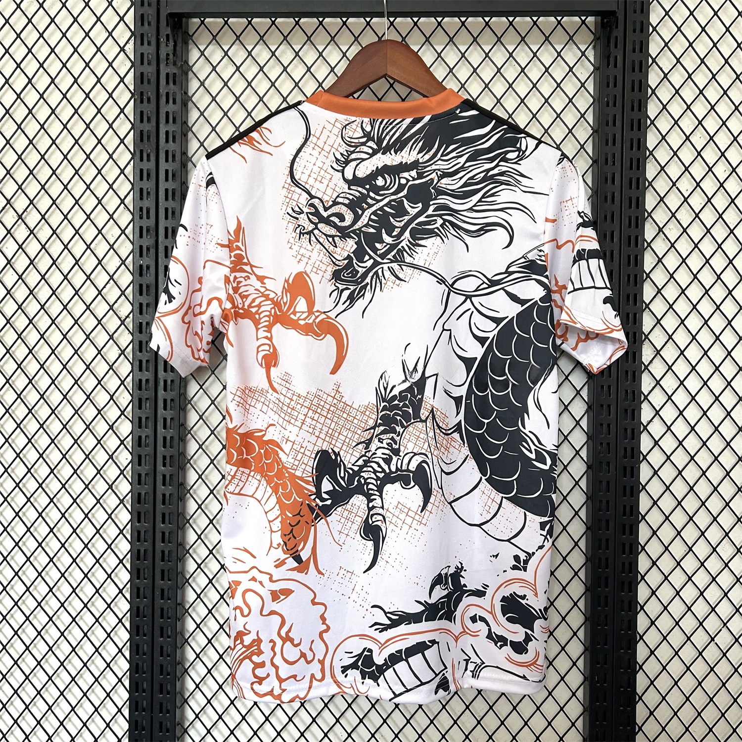 Real Madrid 25-26 Black Dragon Orange Dragon White Special Edition Jersey - Fans Version - Unitedfutballjersey