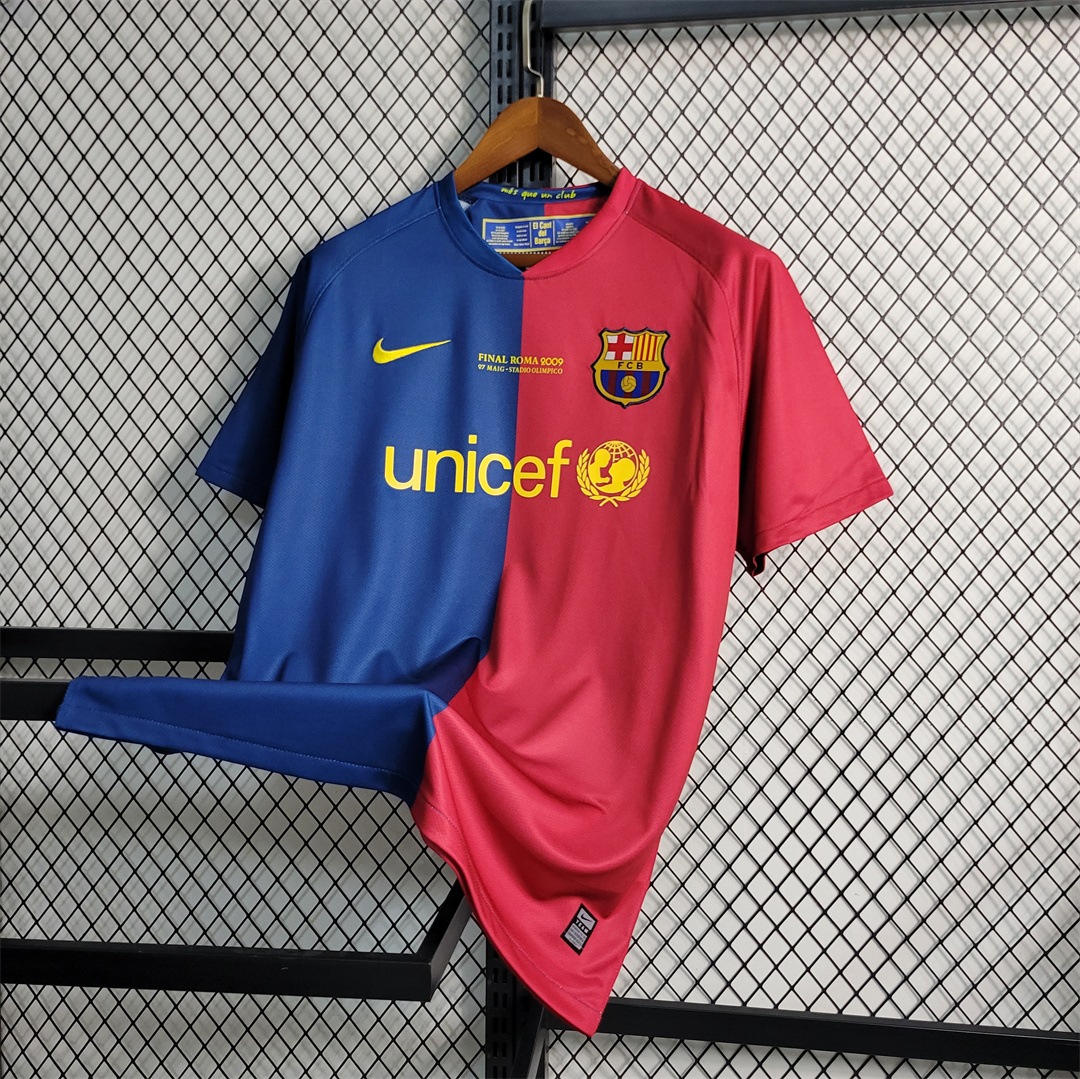 B.A.R.S.A Retro 08-09 Home Stadium Jersey - Unitedfutballjersey