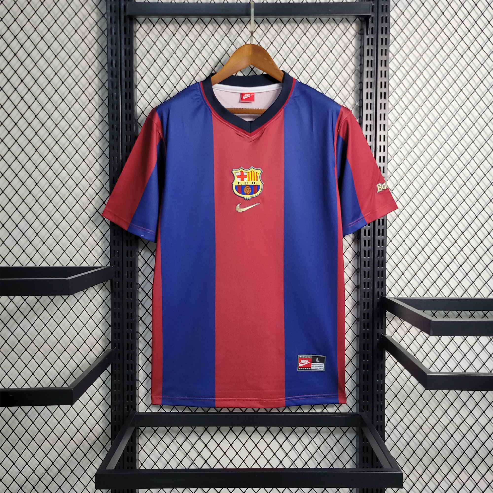 Retro Barcelona 98-99 Home Stadium Jersey - Unitedfutballjersey