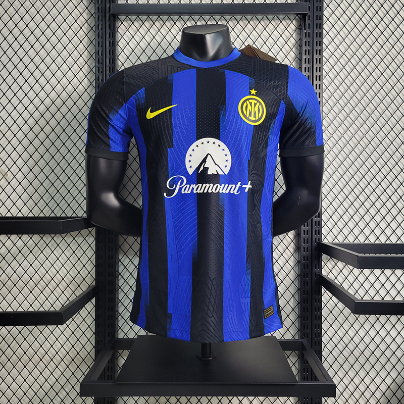 Inter Milan 23-24 Home Stadium Jersey - Player Version - Unitedfutballjersey