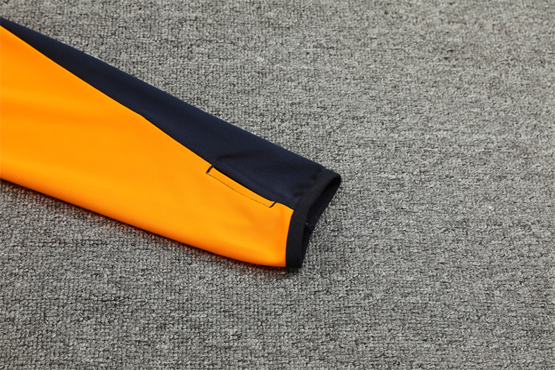 Real Madrid 24-25 Long Sleeve Training Set - Blue & Orange - Unitedfutballjersey