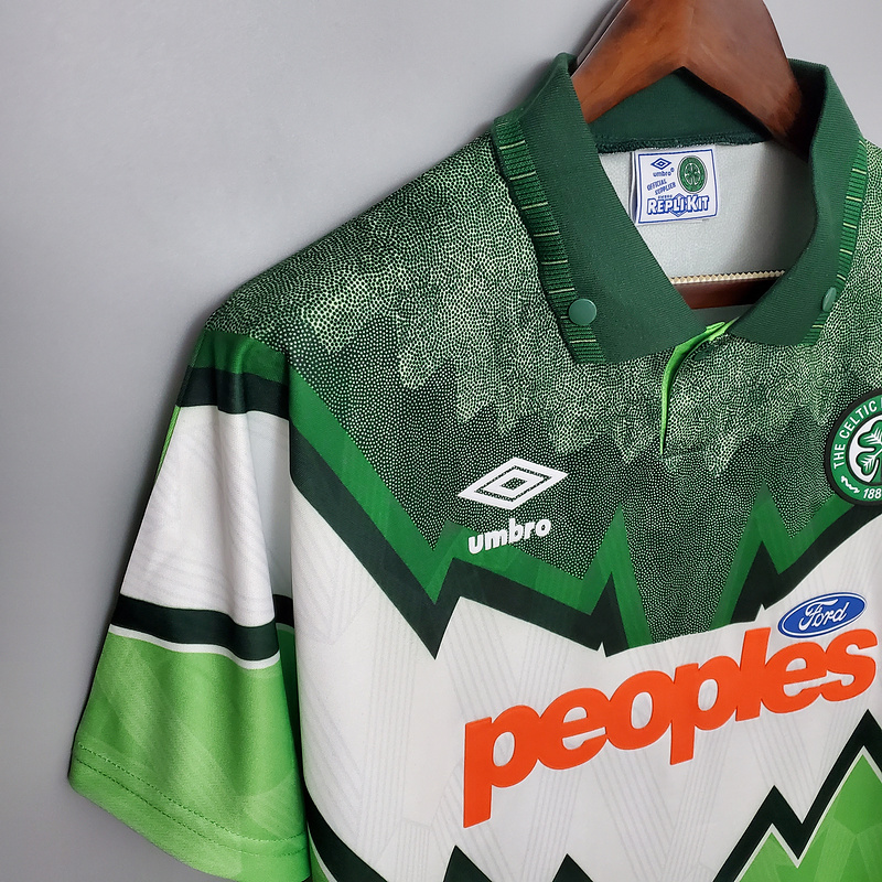 Retro Celtic 91-92 Away Stadium Jersey - Unitedfutballjersey