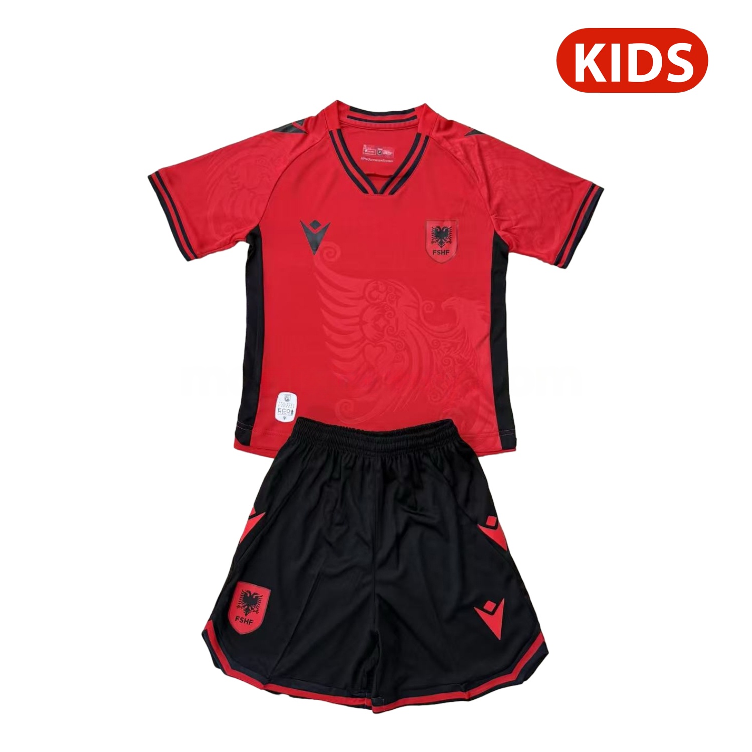 Albania 25-26 Home Kids Kit - Unitedfutballjersey