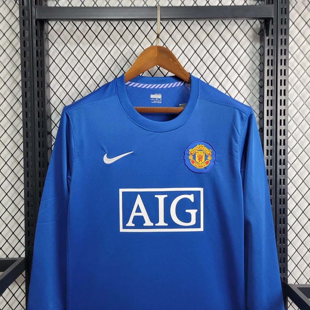 Retro Manchester United 08-09 Third Long Sleeve Jersey - Unitedfutballjersey