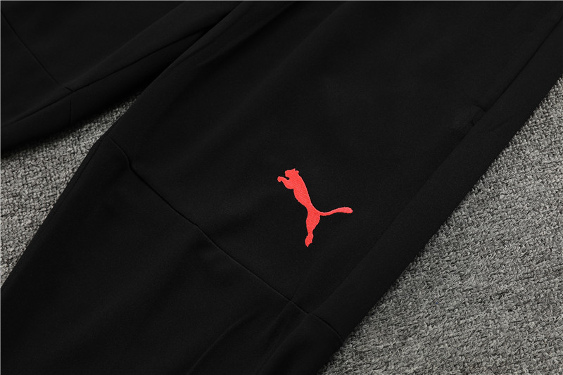 Manchester City 23-24 Kids Long Sleeve Training Set Orange - Unitedfutballjersey