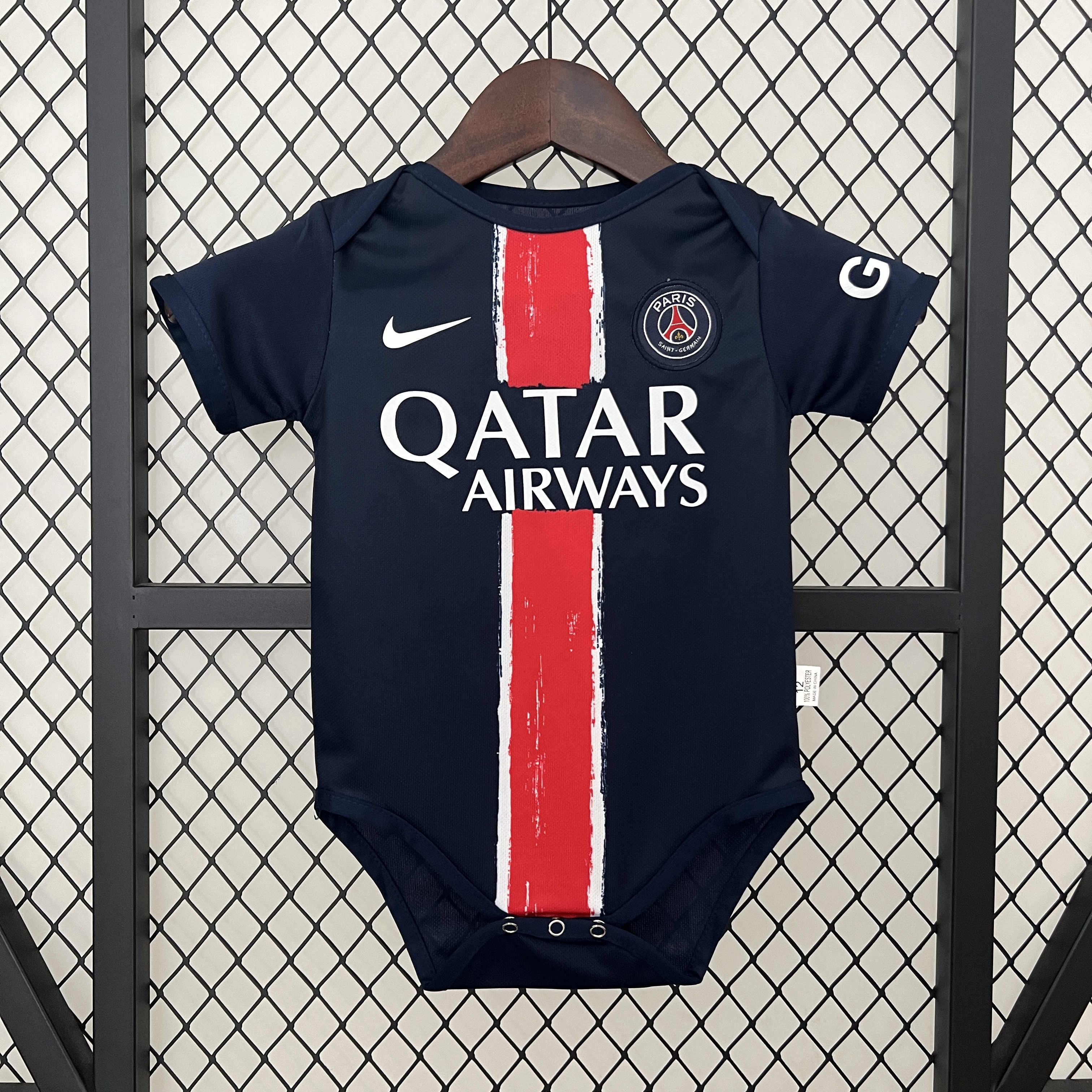 Paris Saint-Germain PSG 24-25 Home Baby Crawling Suit - Unitedfutballjersey