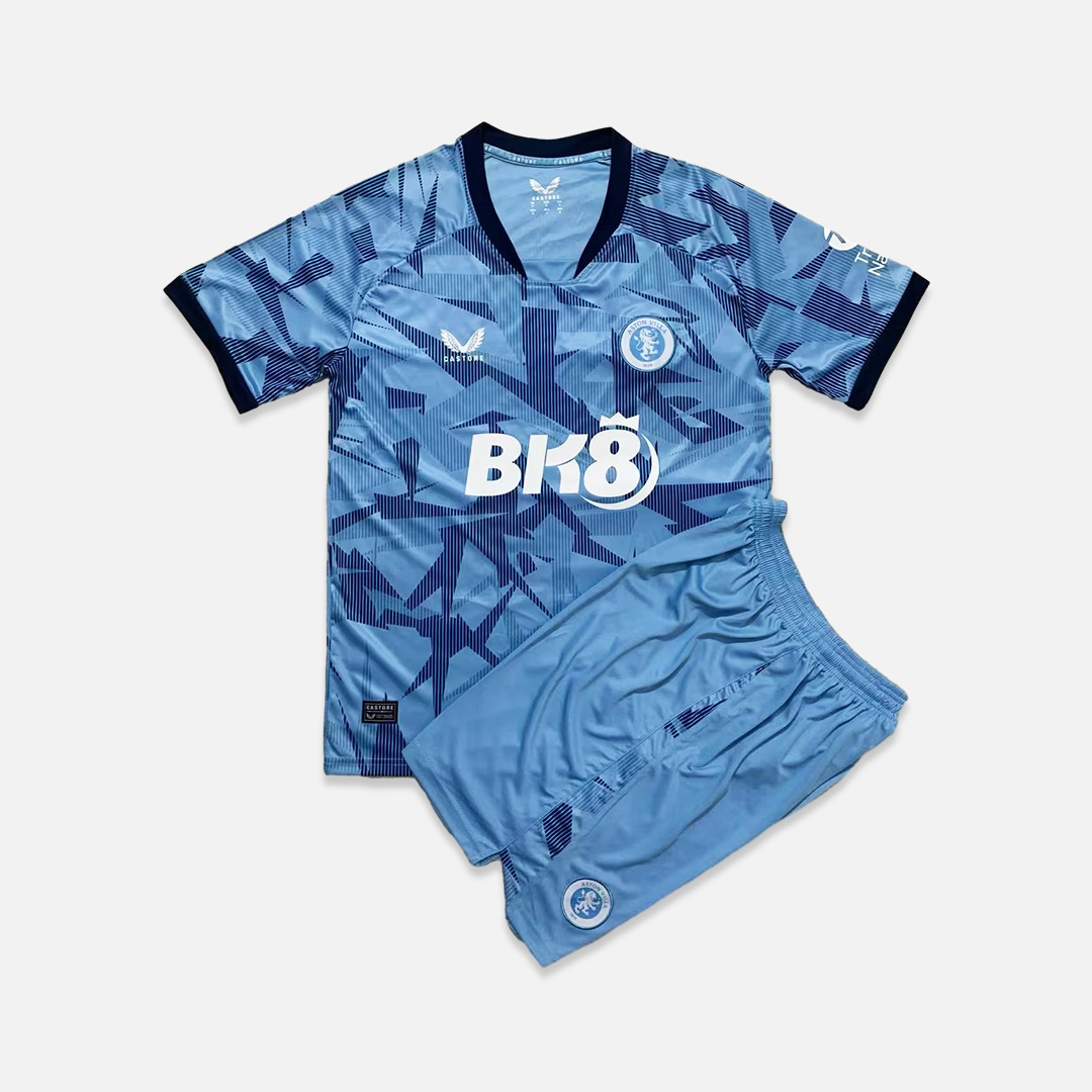Aston Villa 23-24 Third Men's Adult Jersey Set - Fans Version - Unitedfutballjersey