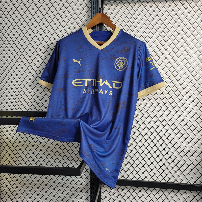 Manchester City 23/24 Blue Jersey - Fans Version - Unitedfutballjersey