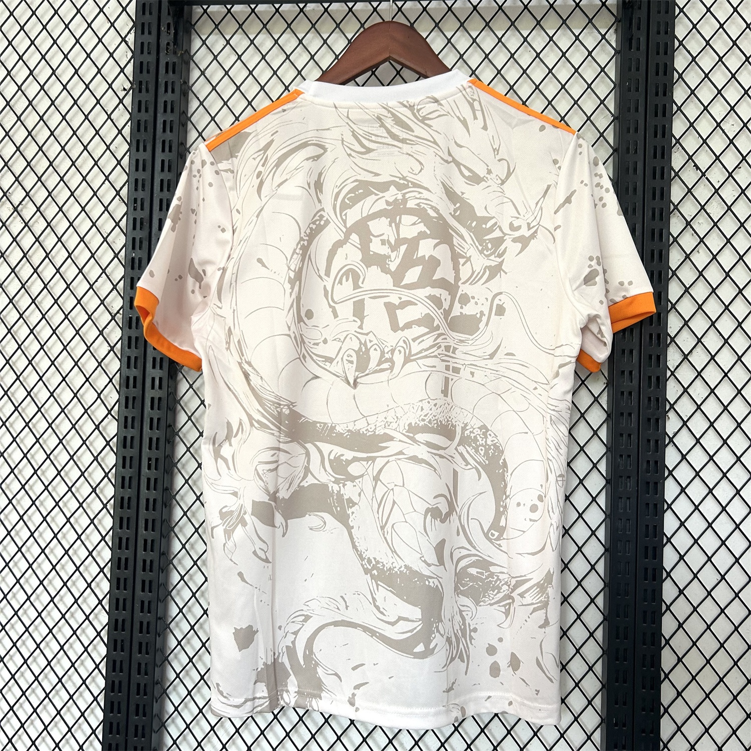 Japan 25-26 Dragon Ball White Hair Goku Orange And White Special Jersey - Fans Version - Unitedfutballjersey