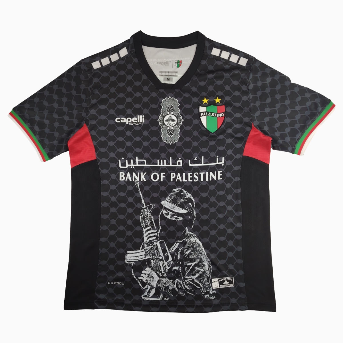 Club Deportivo Palestino 2024 Away Black Special Jersey - Fans Version - Unitedfutballjersey