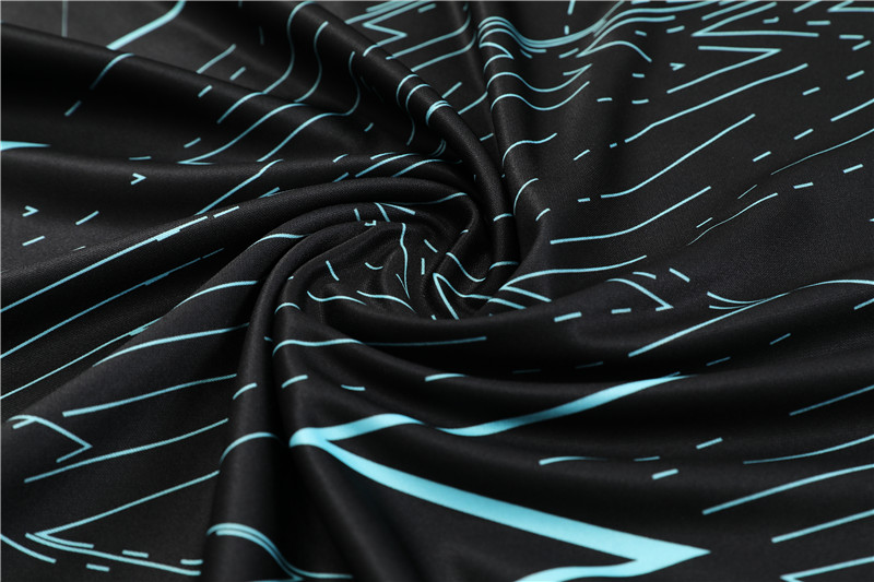 Manchester City23-24 Kids Long Sleeve Training Set Black Camouflage - Unitedfutballjersey