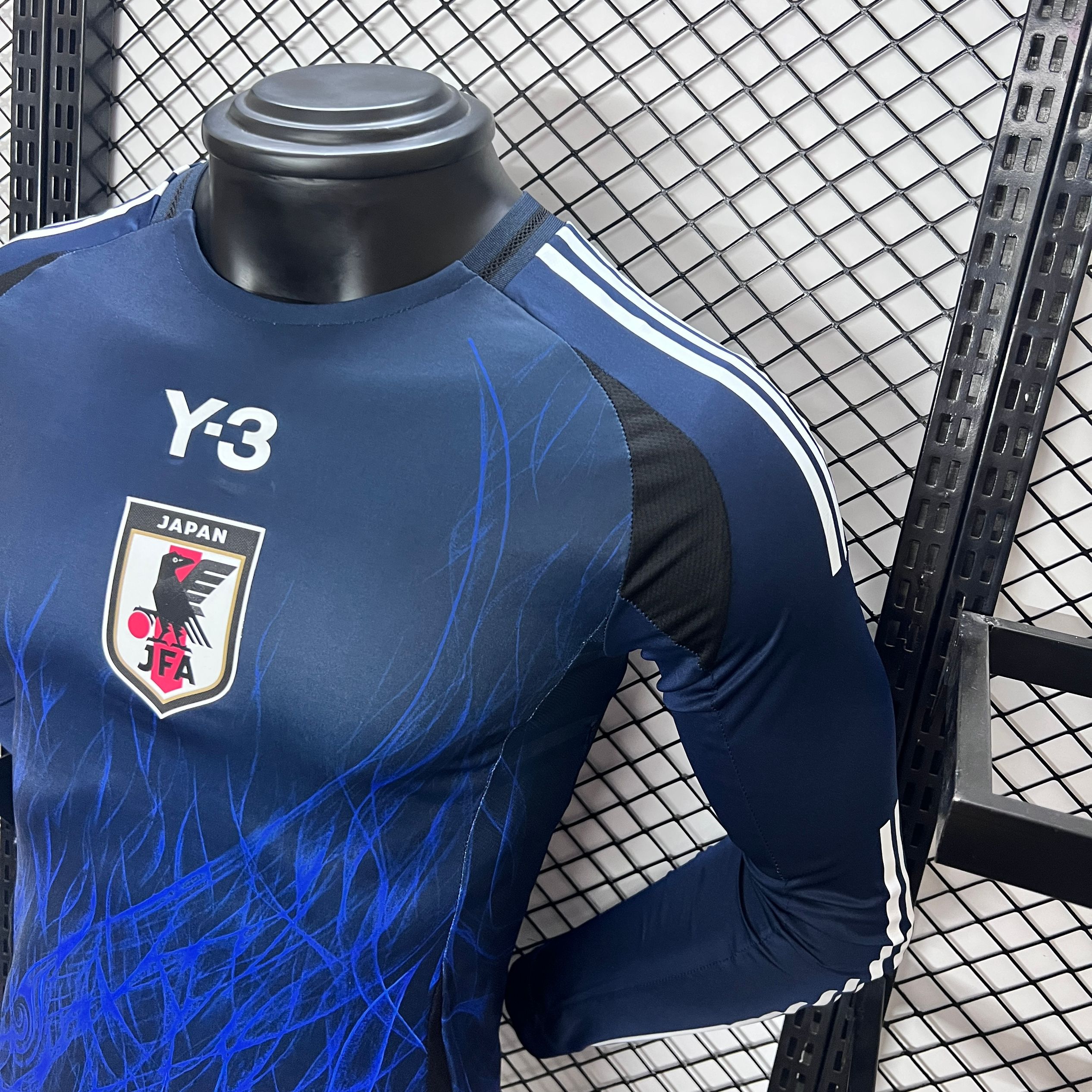 Japan 2024 Y3 Home Stadium Long Sleeve Jersey - Player Version - Unitedfutballjersey