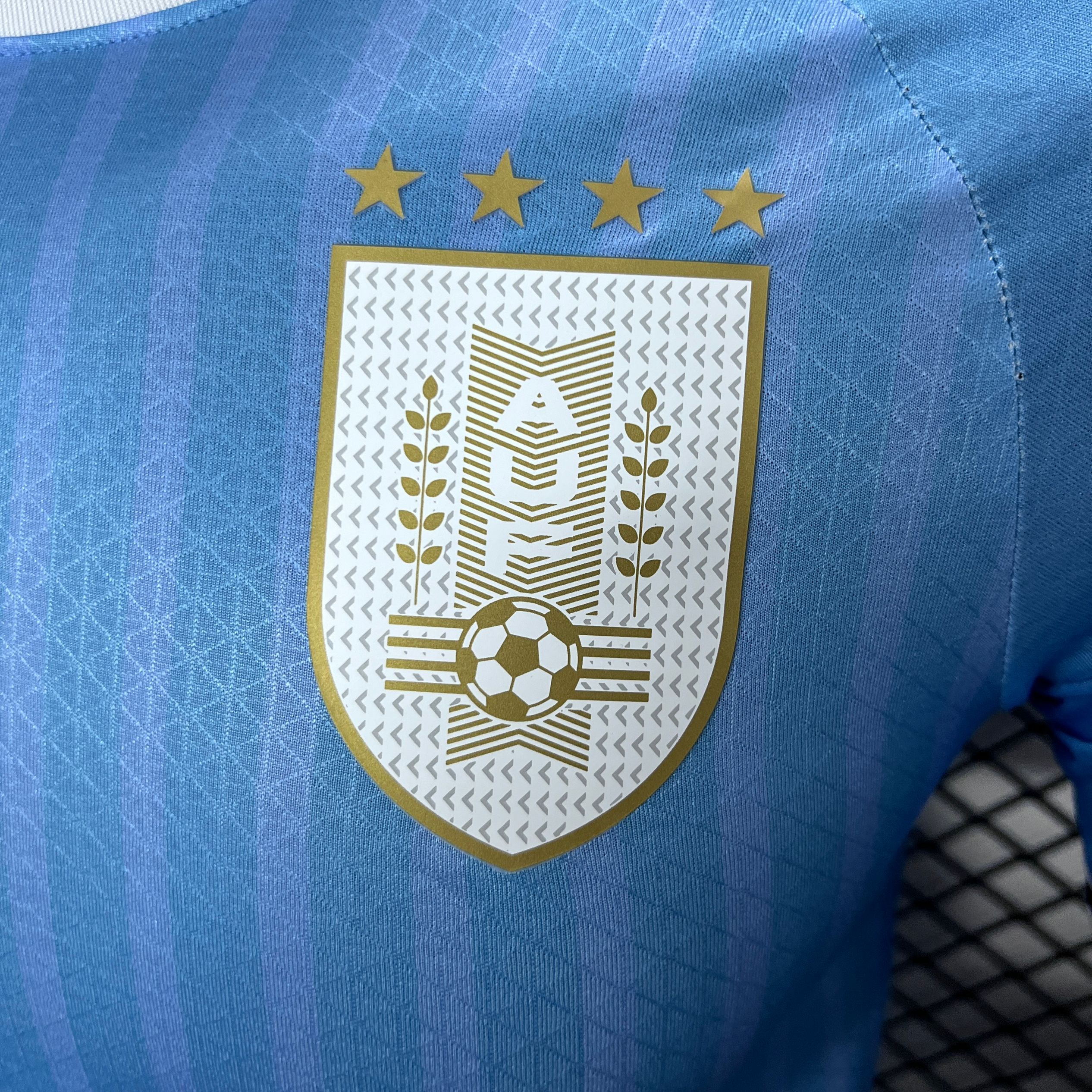 Uruguay 2024 Home Stadium Jersey - Player Version - Unitedfutballjersey