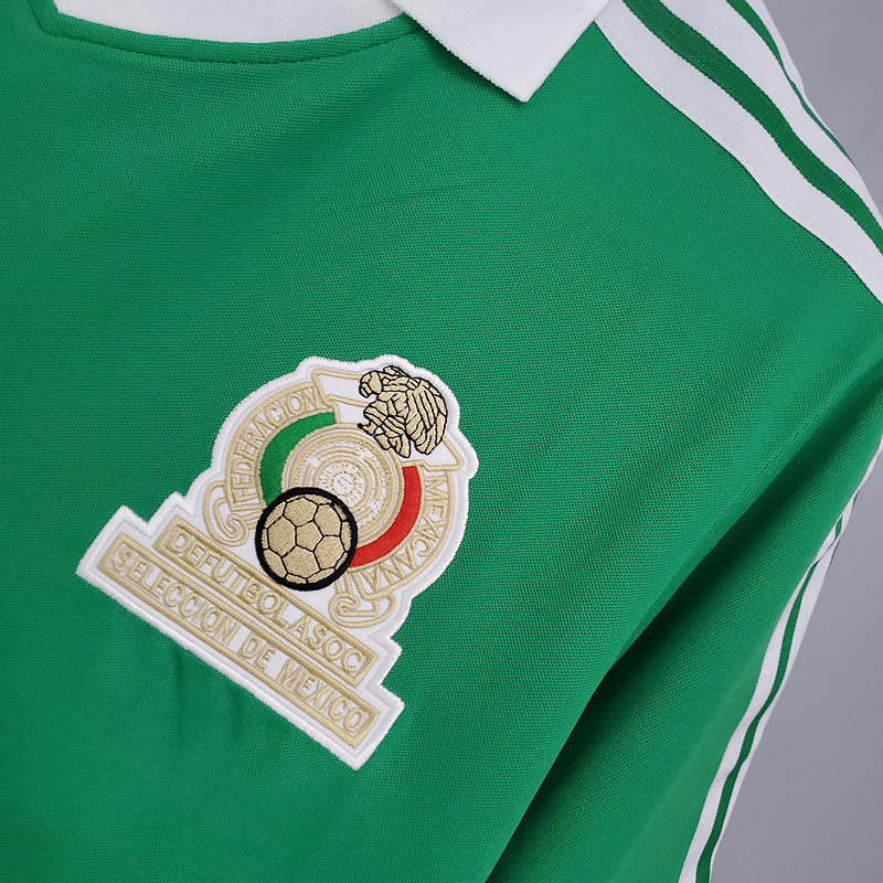 Retro Mexico 1986 Home Stadium Jersey - Unitedfutballjersey