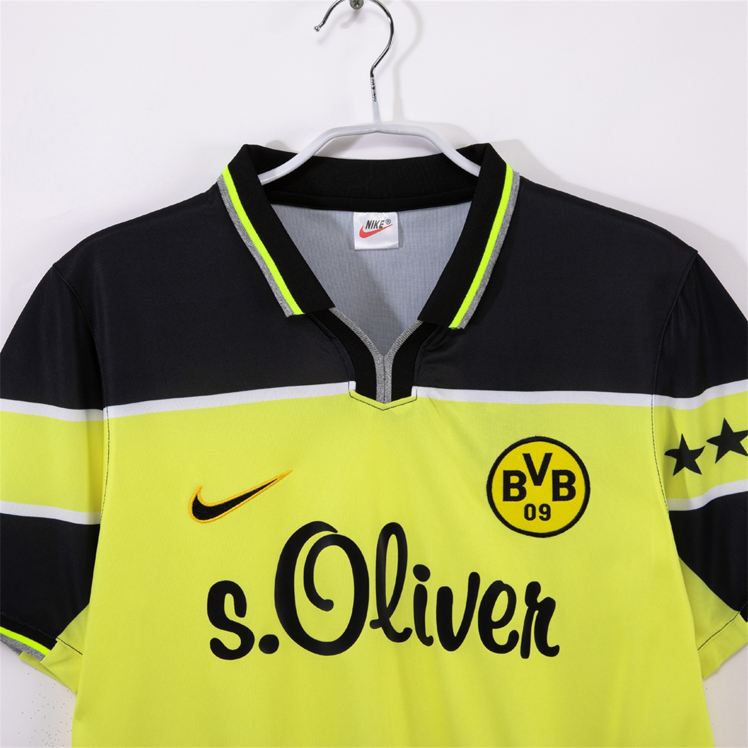 Retro Dortmund 1997-98 Home Jersey - Unitedfutballjersey