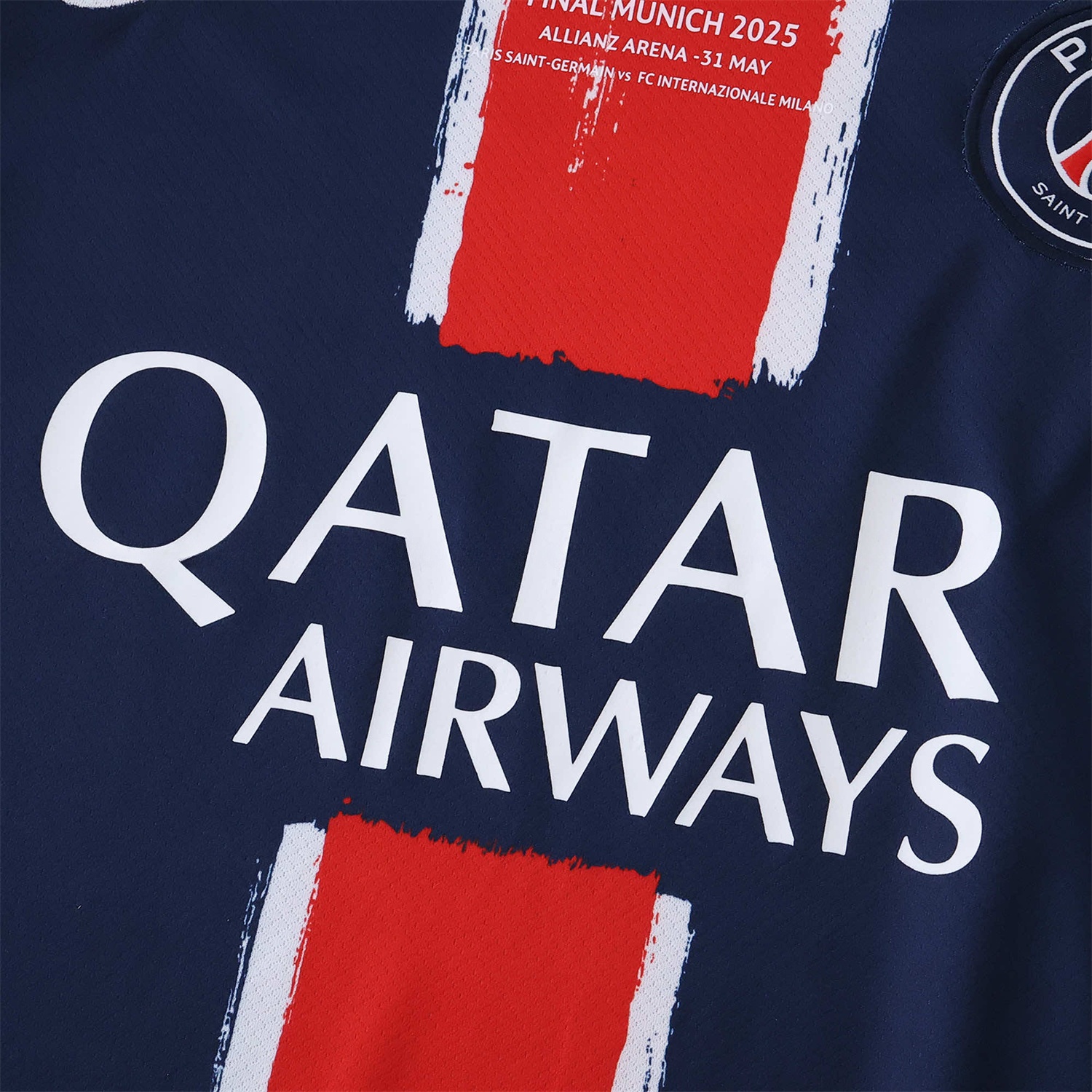 Paris Saint-Germain PSG 24-25 Home Champions League Final Home Jersey - Fans Version - Unitedfutballjersey
