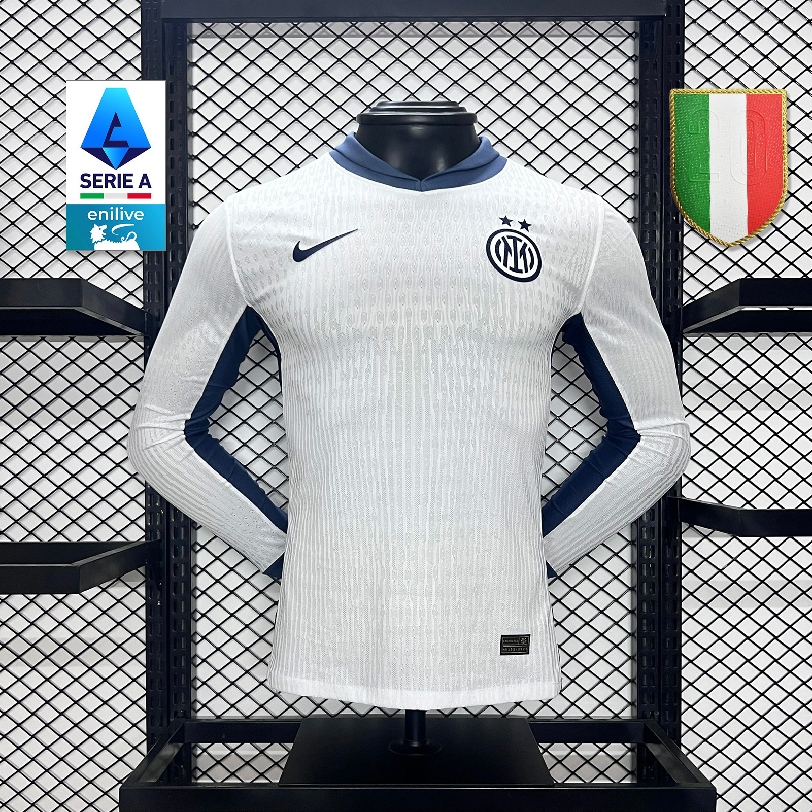 Inter Milan 24-25 Away Long Sleeve Jersey - Player Version - Unitedfutballjersey