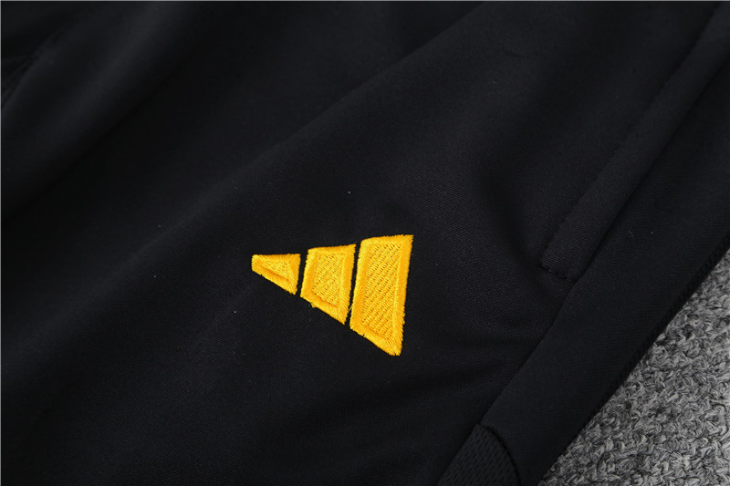 Real Madrid 23-24 Kids Long Sleeve Training Set Dark Grey - Unitedfutballjersey