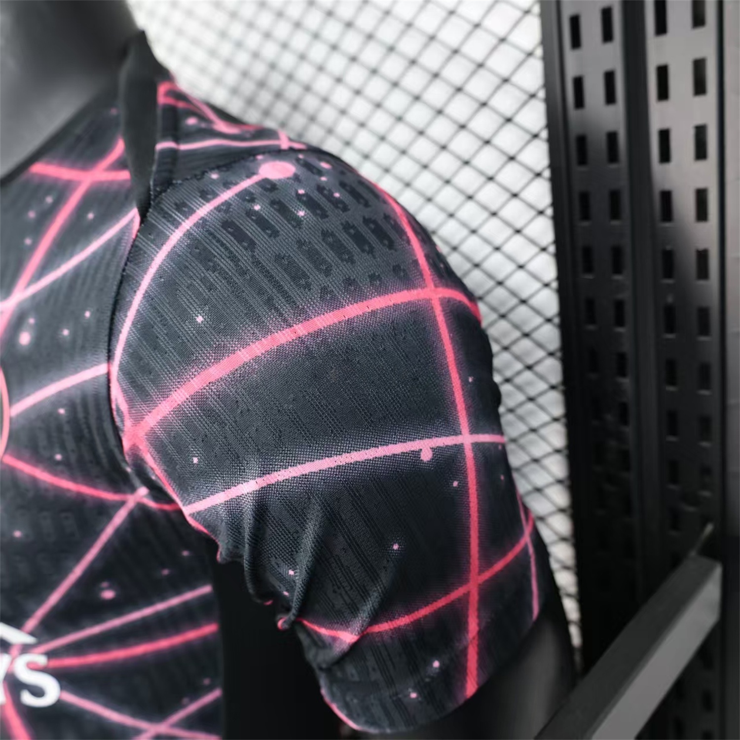 Paris Saint-Germain PSG 25-26 Pink Lines Jordan Black Special Jersey - Player Version - Unitedfutballjersey