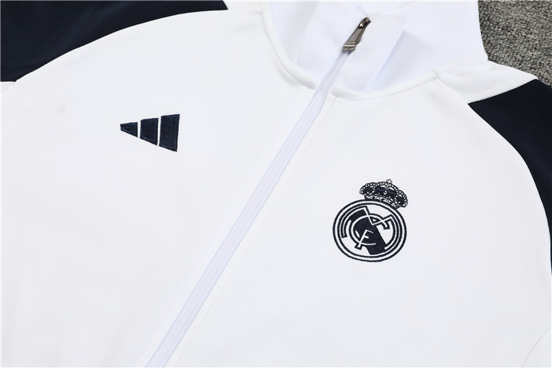 Real Madrid 23-24 Jacket Training Tracksuit - White - Unitedfutballjersey