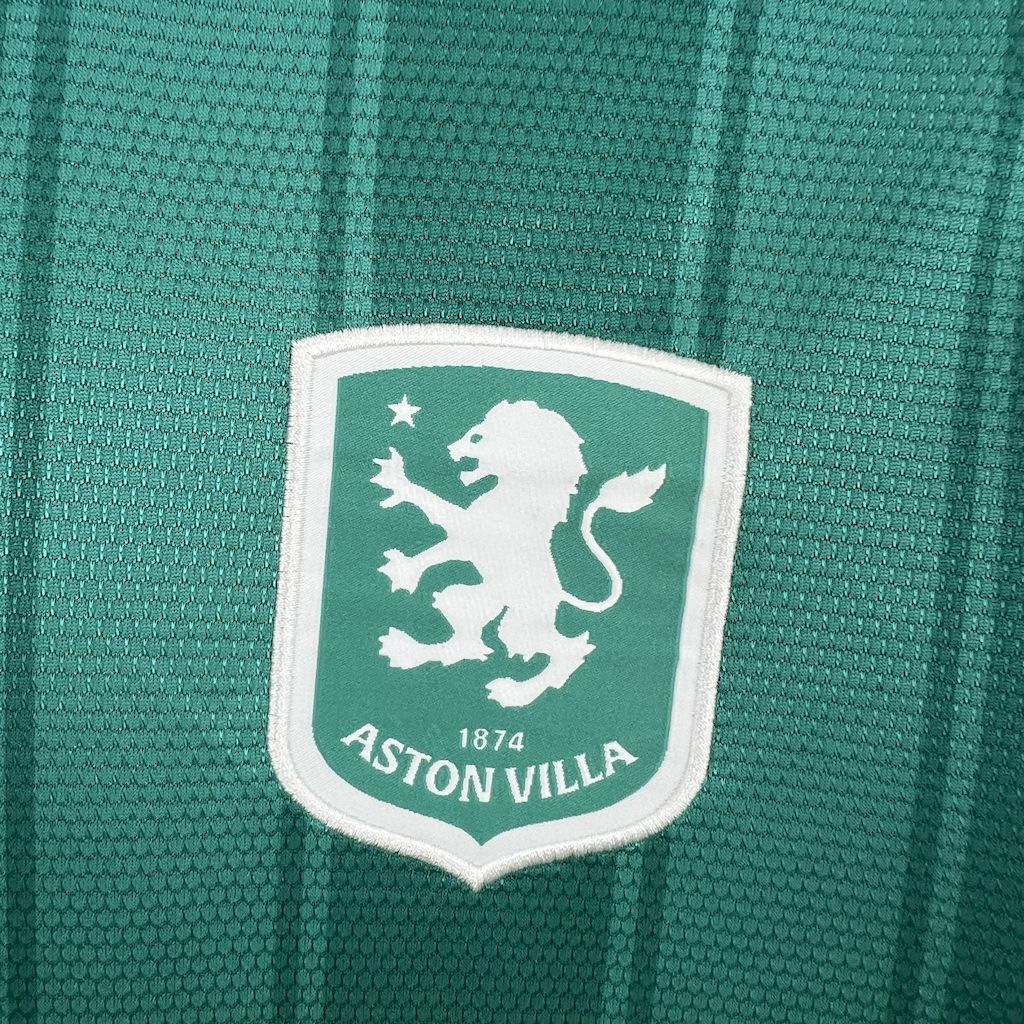 Aston Villa 24-25 Originals Green Stripe Jersey - Fans Version - Unitedfutballjersey
