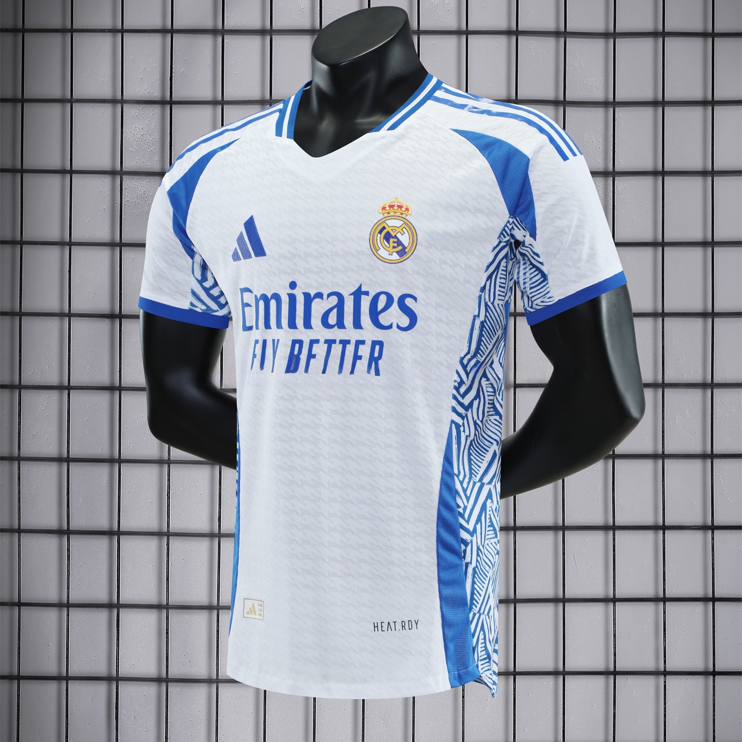 Real Madrid 25-26 Blue Edge Special Edition Jersey - Player Version - Unitedfutballjersey