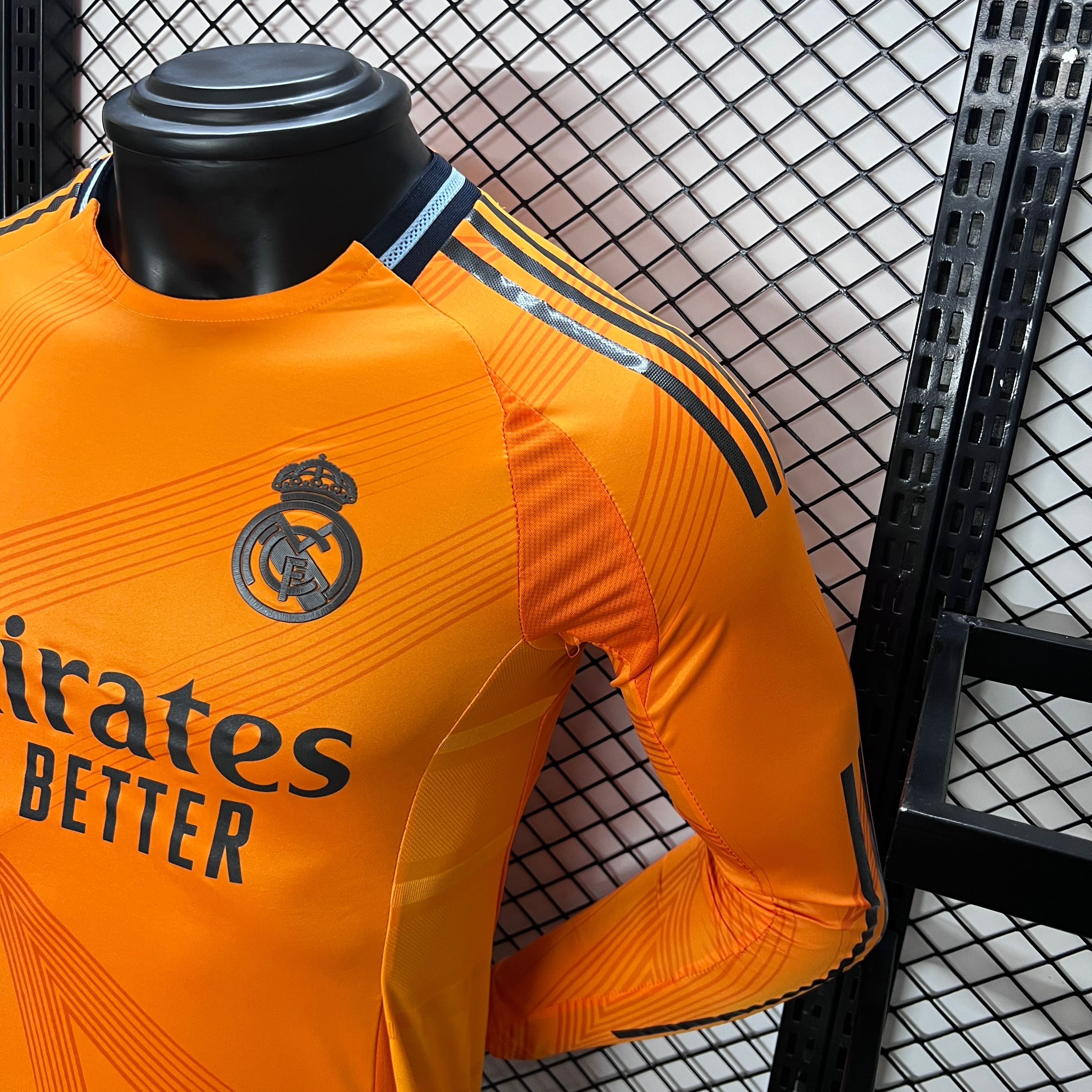 Real Madrid 24-25 Away Long Sleeve Jersey - Player Version - Unitedfutballjersey
