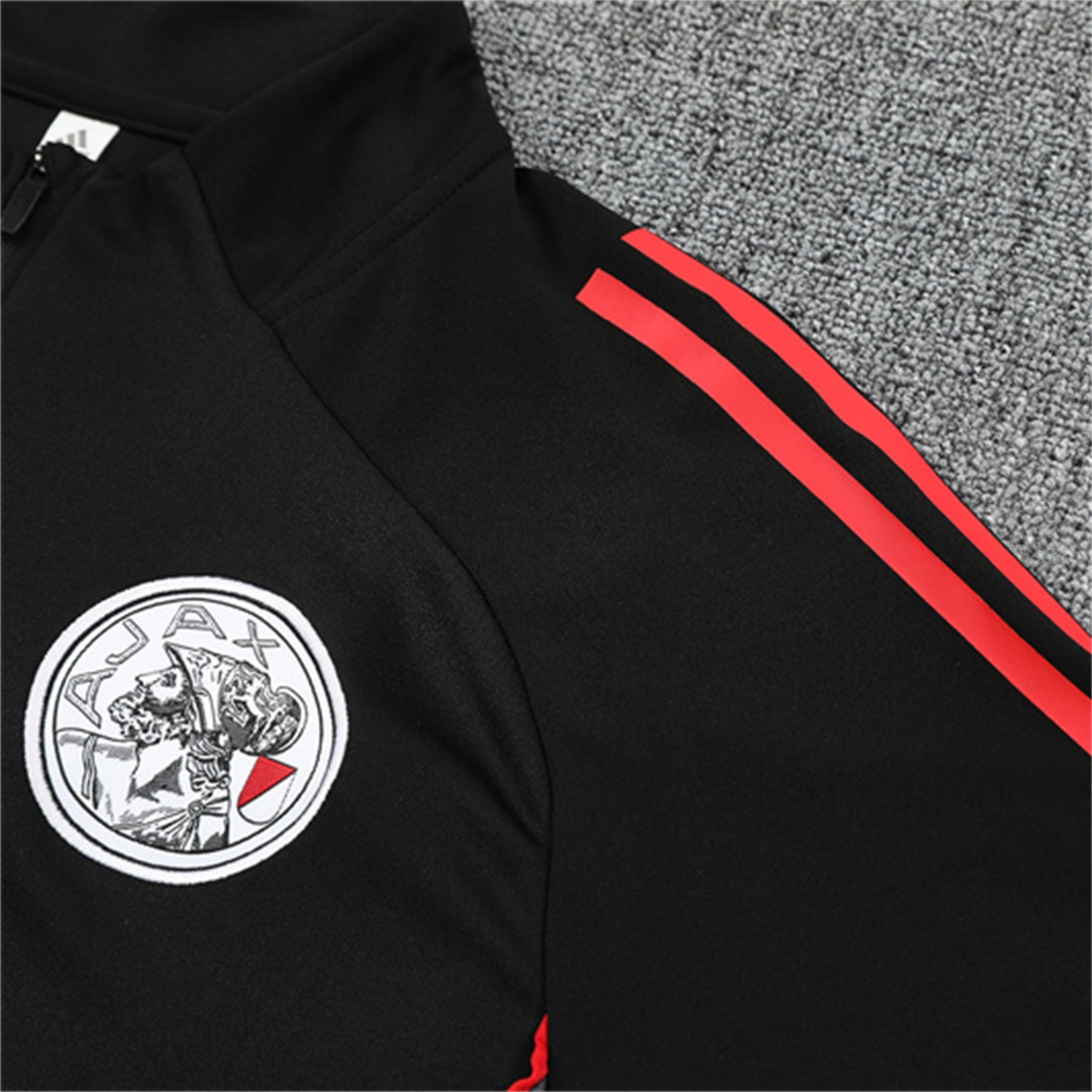 Ajax 25-26 Long Sleeve Training Set - Black Top and Black Pants - Unitedfutballjersey