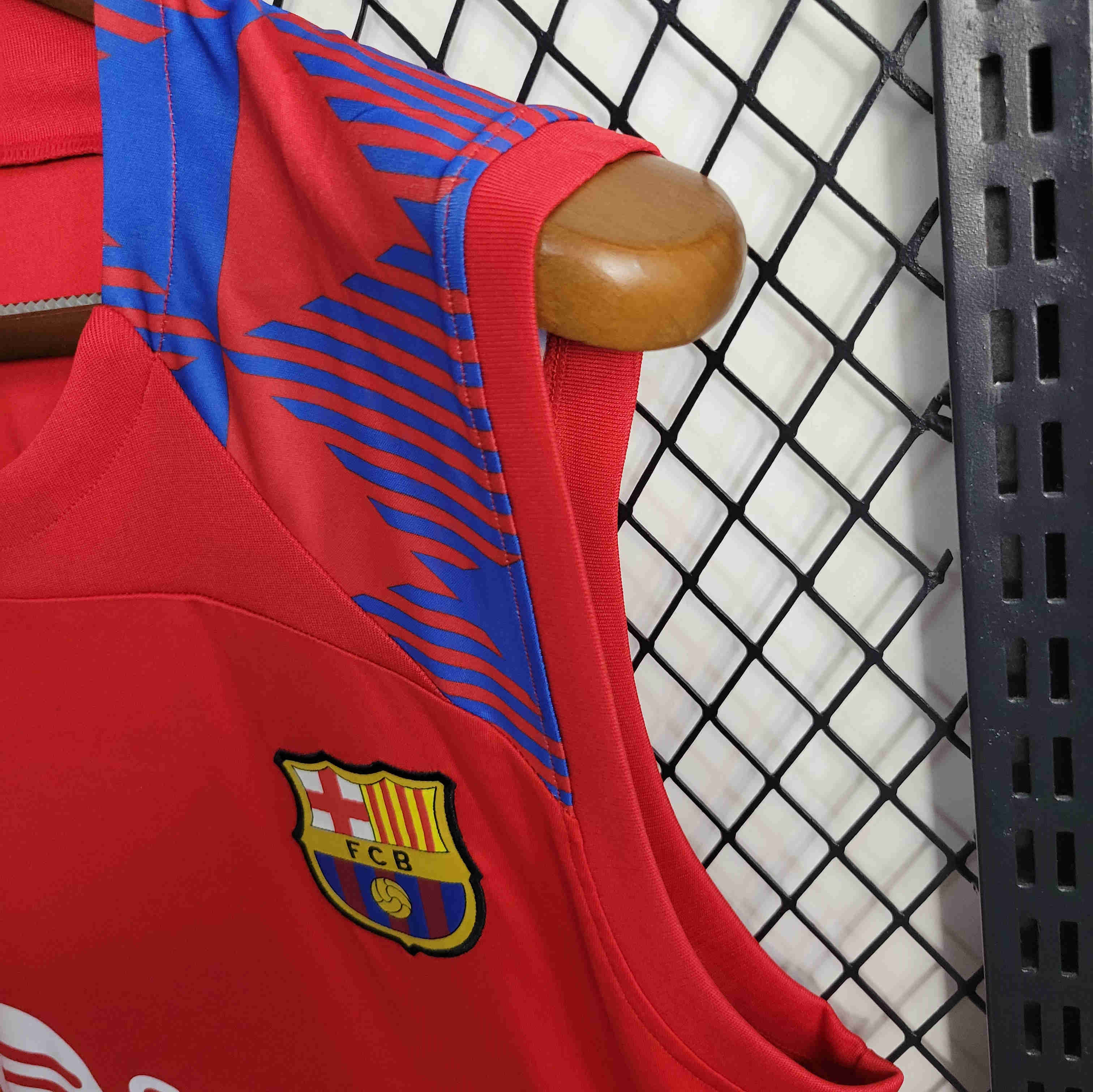 B.A.R.S.A 23/24 Red Training Vest - Unitedfutballjersey