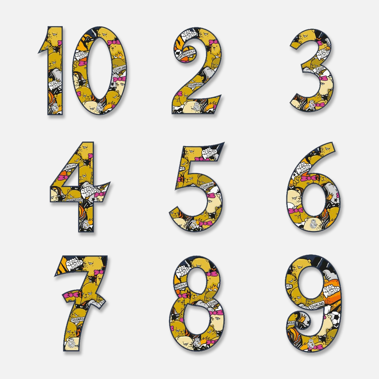 Real Madrid 24-25 Away Jersey with Bear Champ Font - Player Version - Unitedfutballjersey