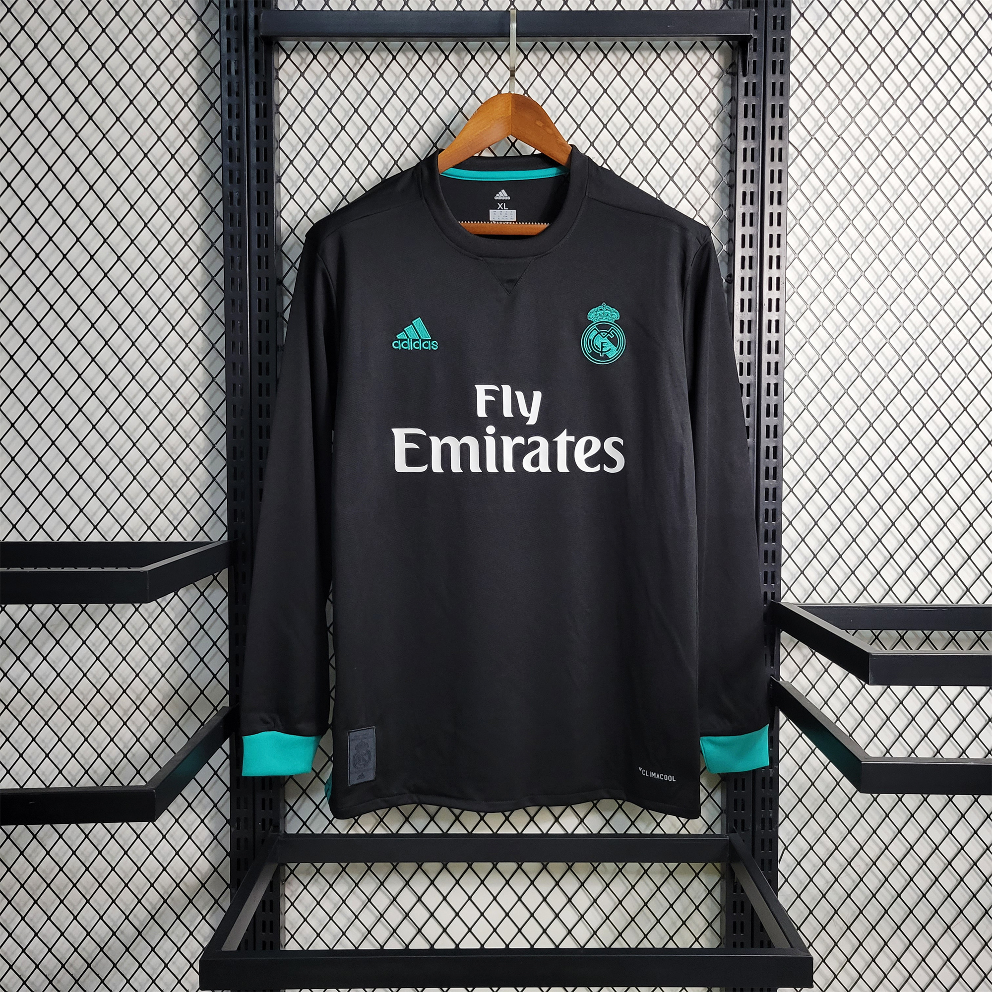 Retro Real Madrid 17-18 Away Stadium Long Sleeve Jersey - Unitedfutballjersey