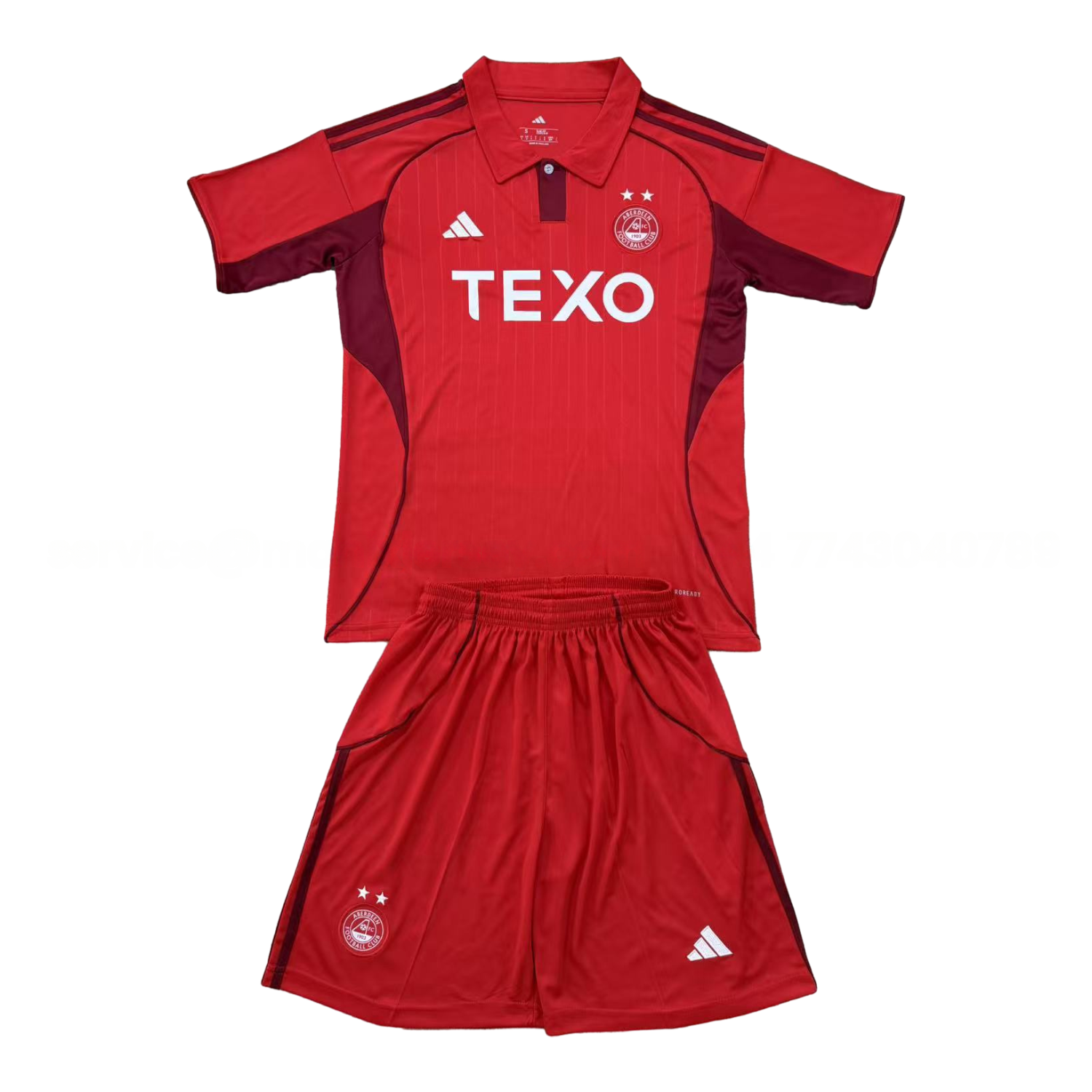 Aberdeen 25-26 Home Men's Adult Jersey Set - Fans Version - Unitedfutballjersey