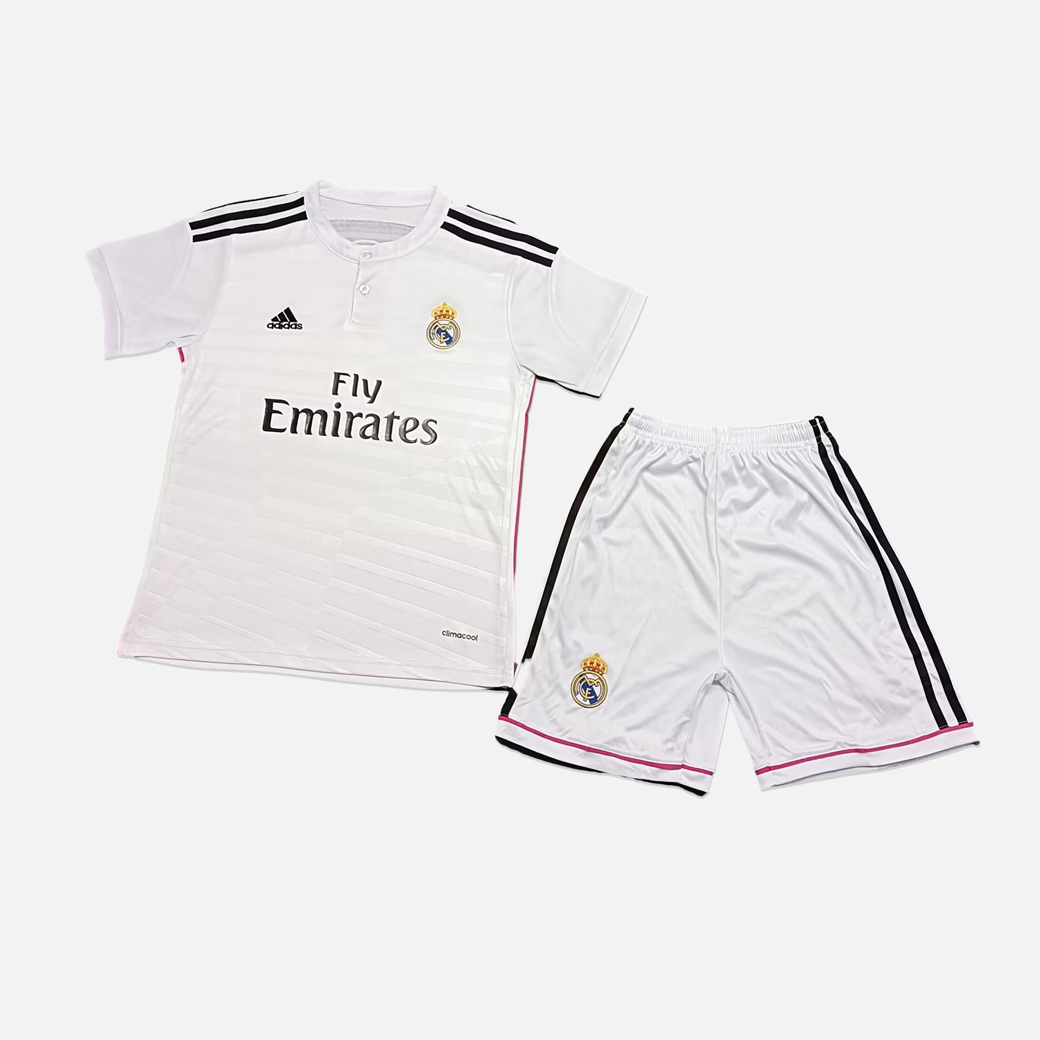 Retro Real Madrid 14-15 Home Stadium Kids Kit - Unitedfutballjersey