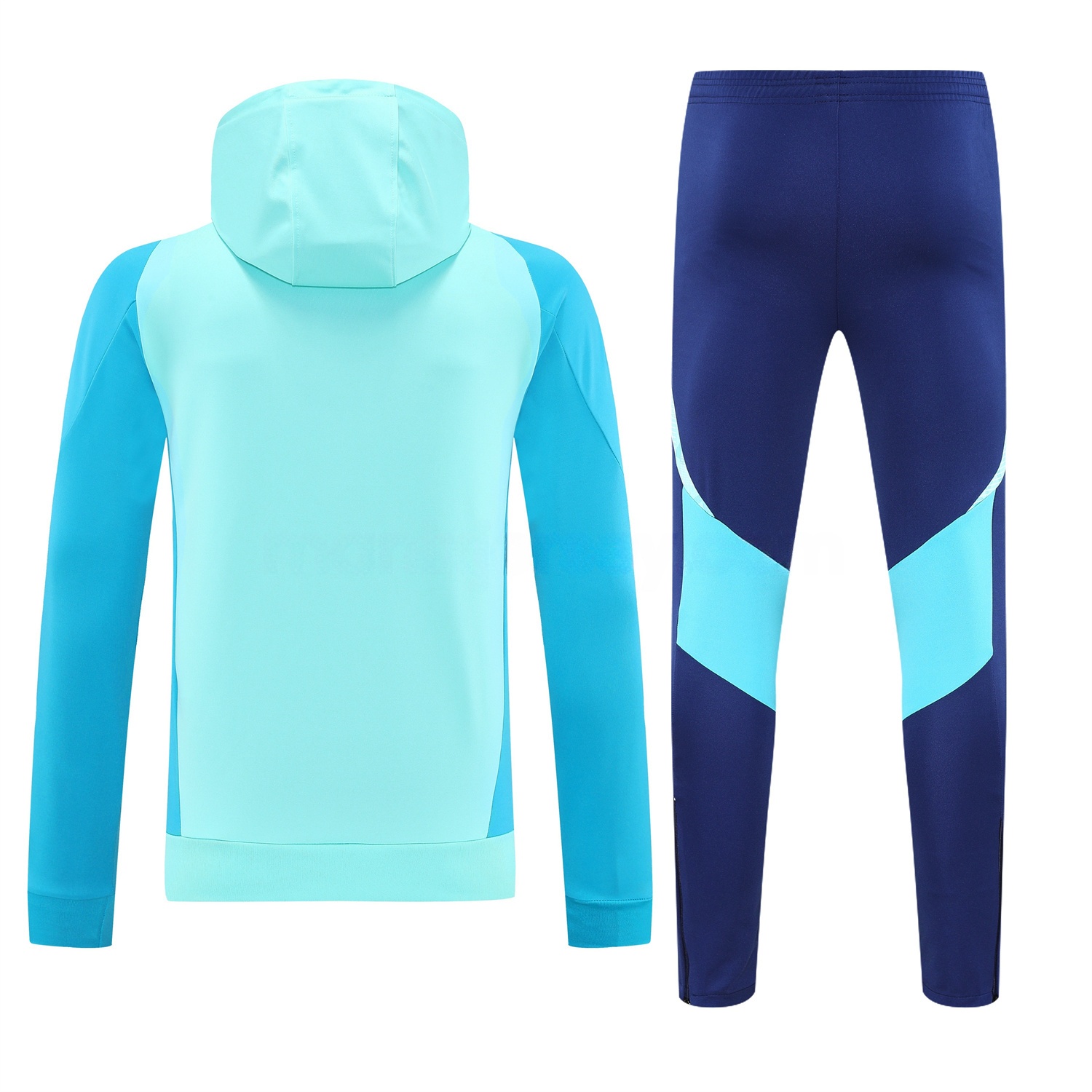 Flamengo 25-26 Traning Hoodie Set - Light Blue With Royal Blue - Unitedfutballjersey