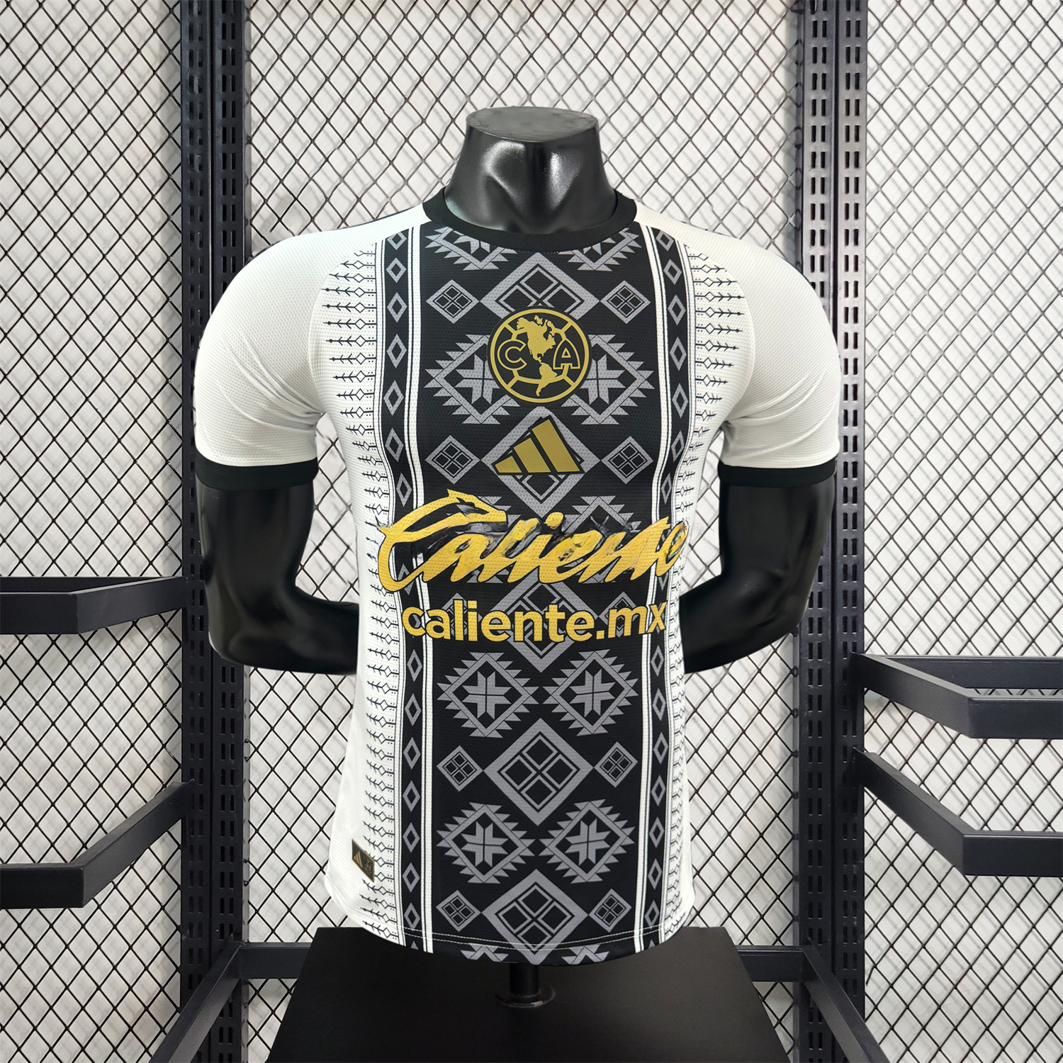 Club América 25-26 Black Totem Pattern White Special Jersey - Player Version - Unitedfutballjersey